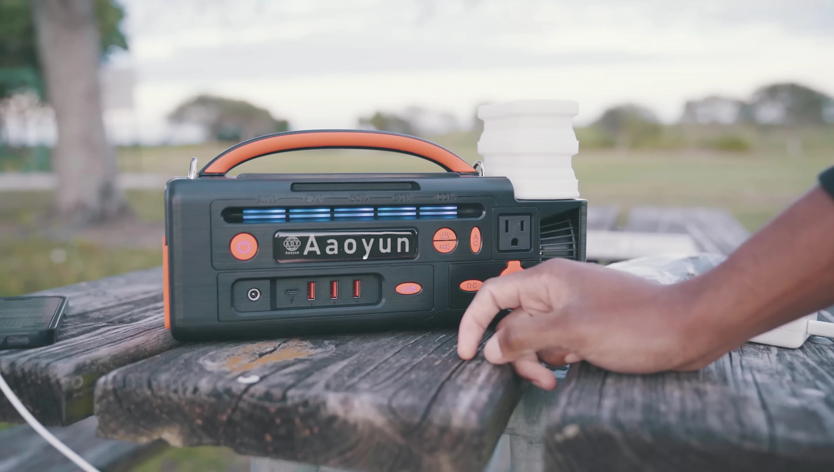 Screen showing the power station's capacity and output specifications.