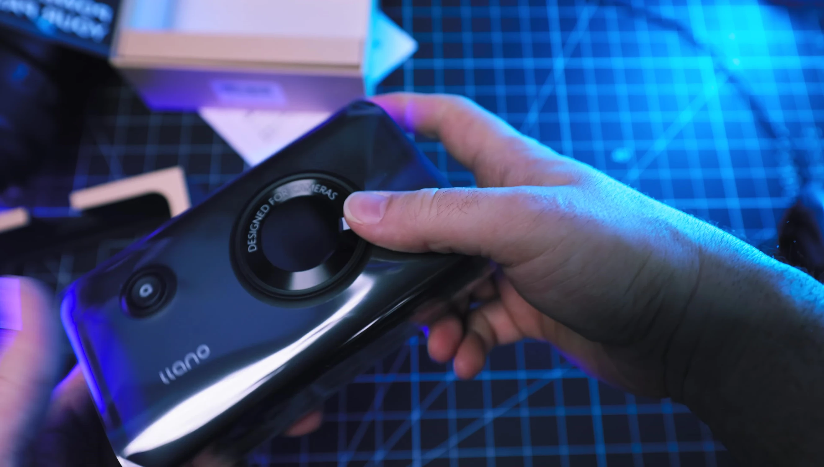 Close-up shot of the LLANO charger itself.