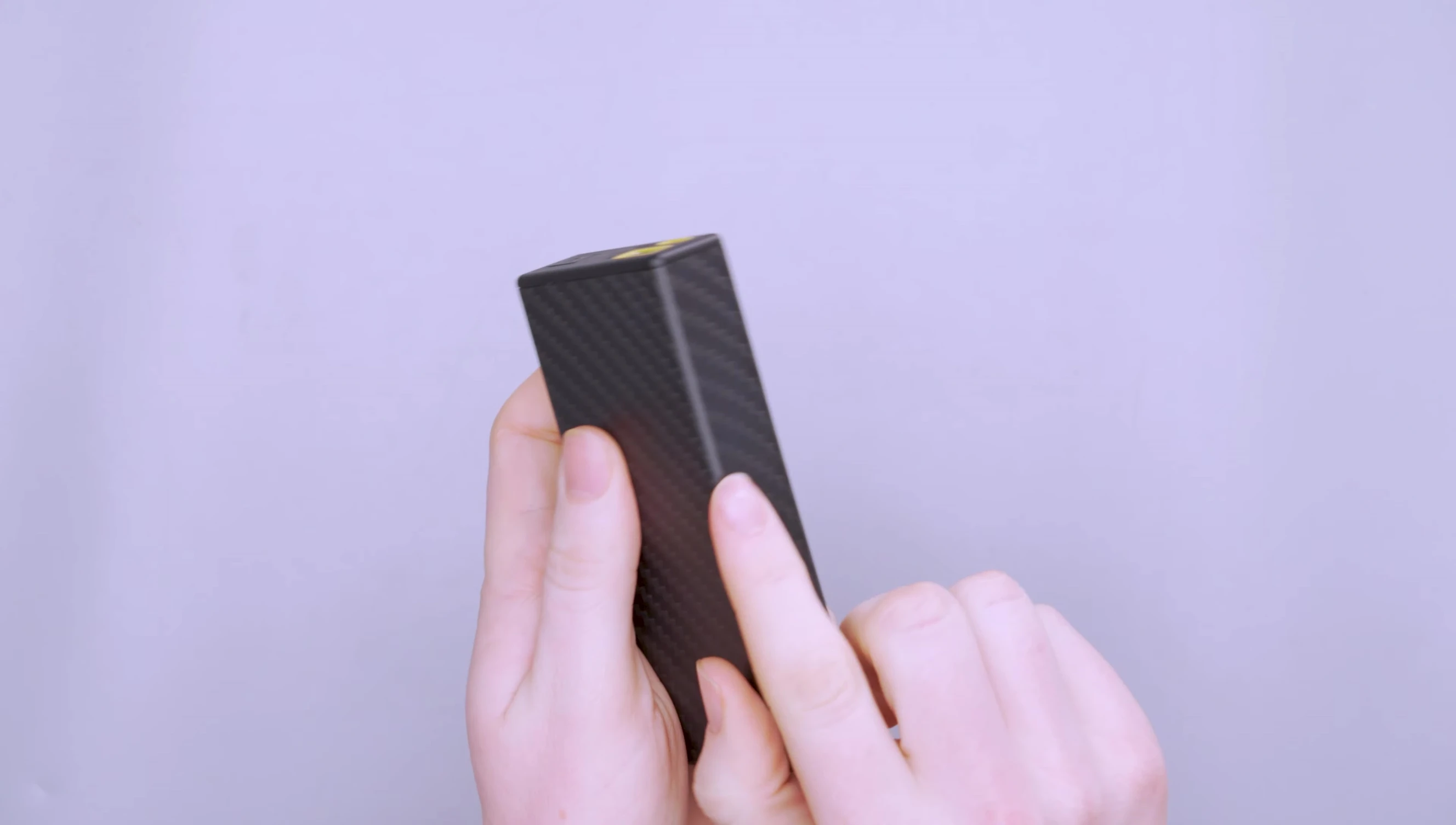 Close-up of the NITECORE Carbo 20000 showing its rounded edges.