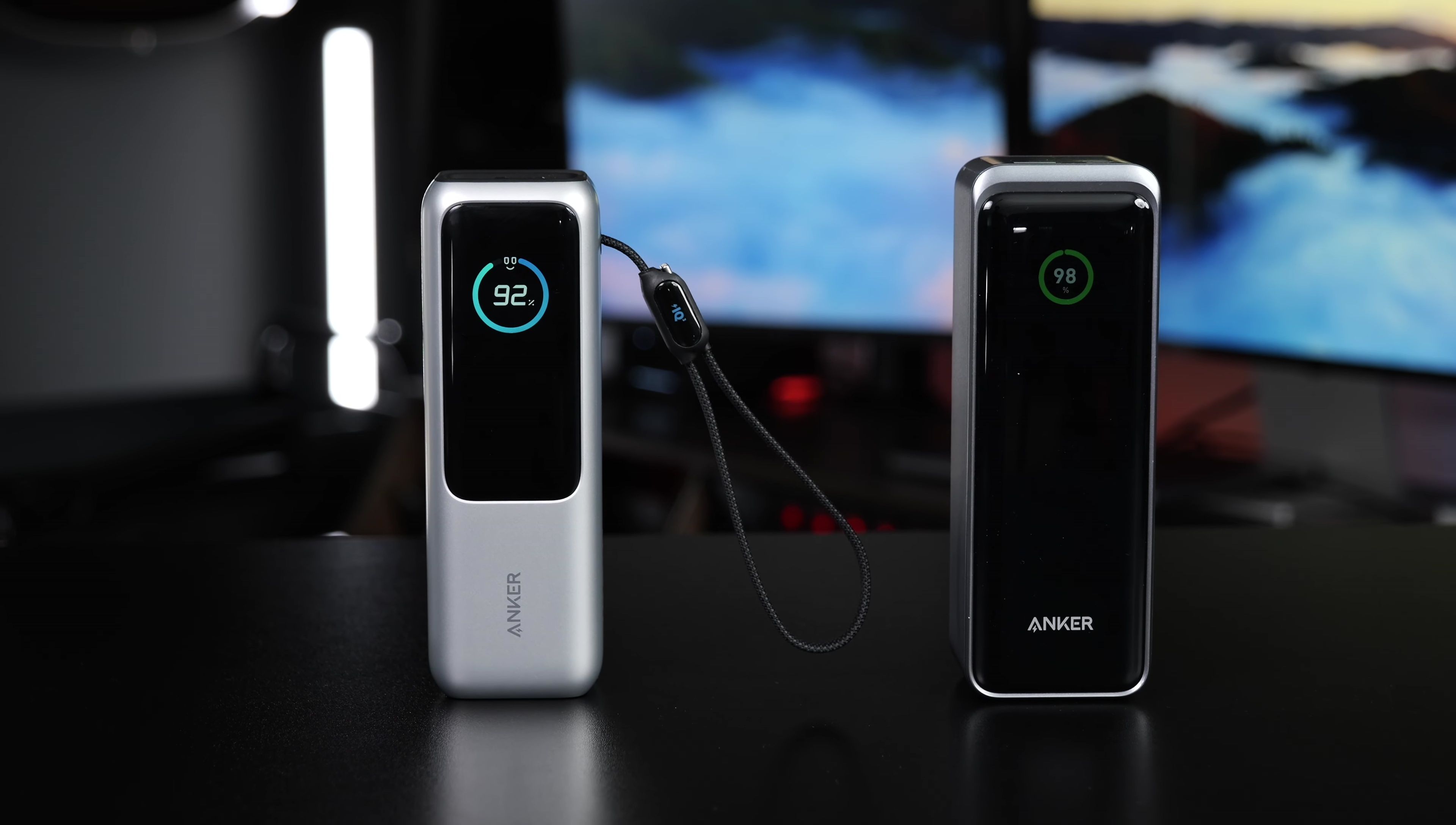 Comparison shot (if available in the video) between the 165W and 250W power banks.