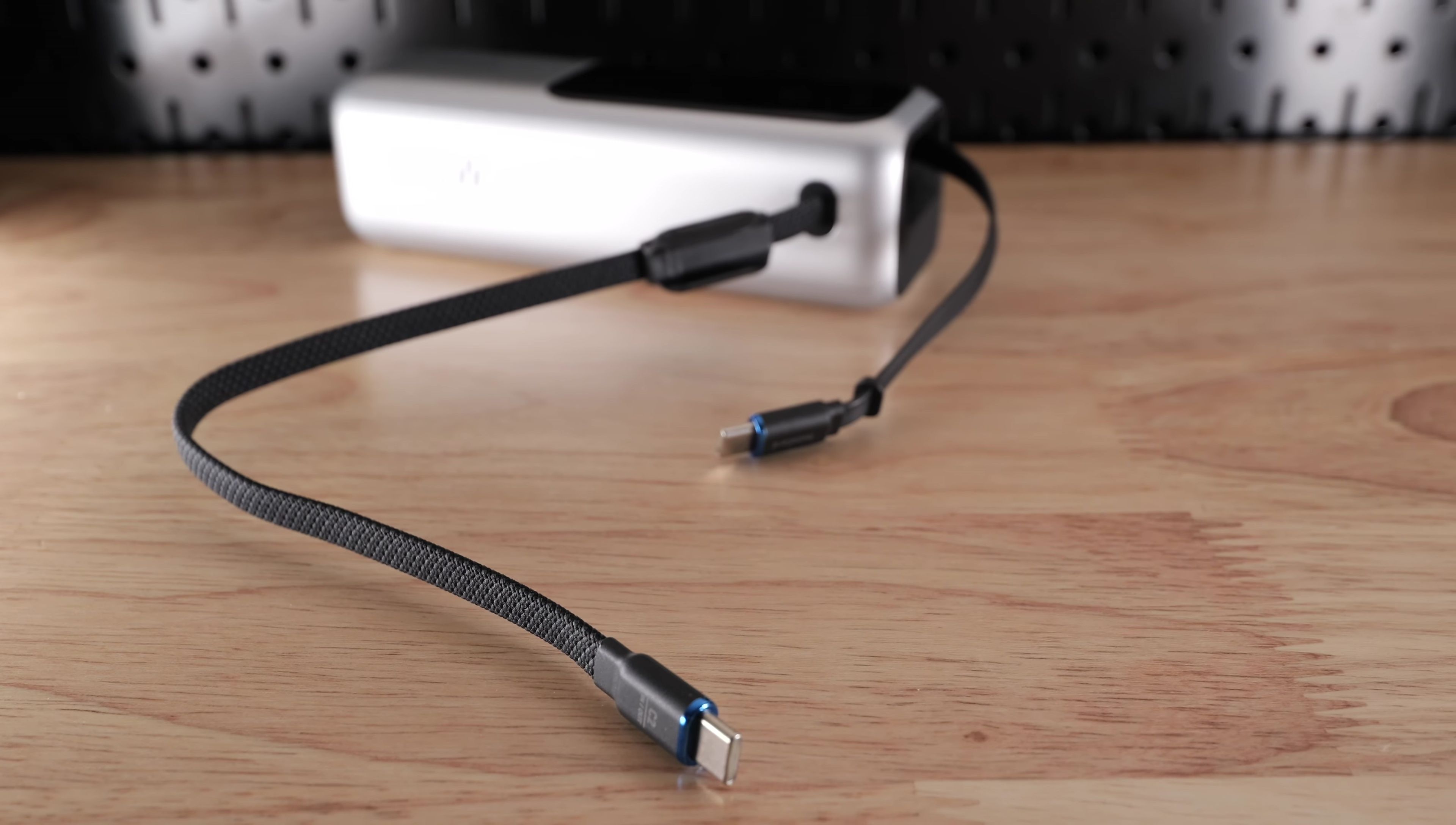 Shot showing the various ports on the Anker 165W power bank.