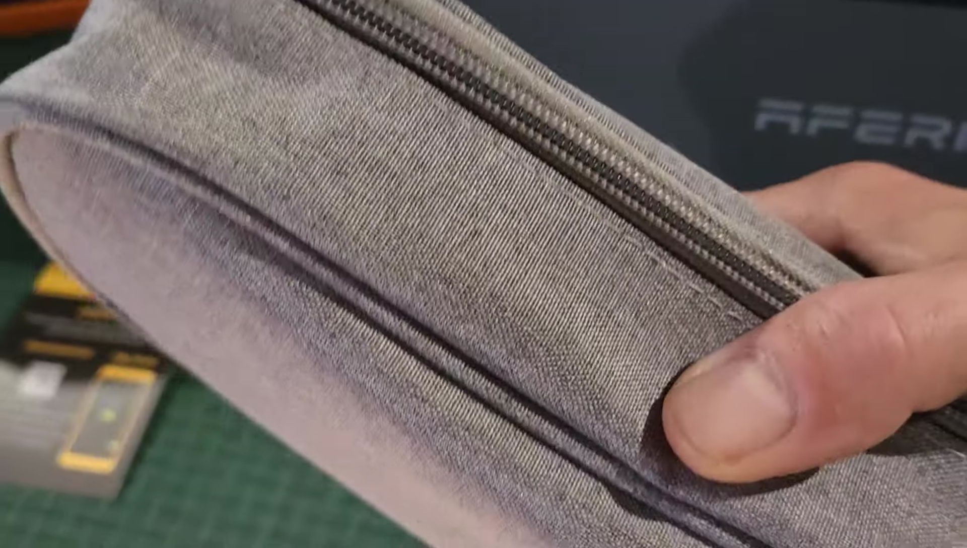 The AFERIY power station in its carrying case.