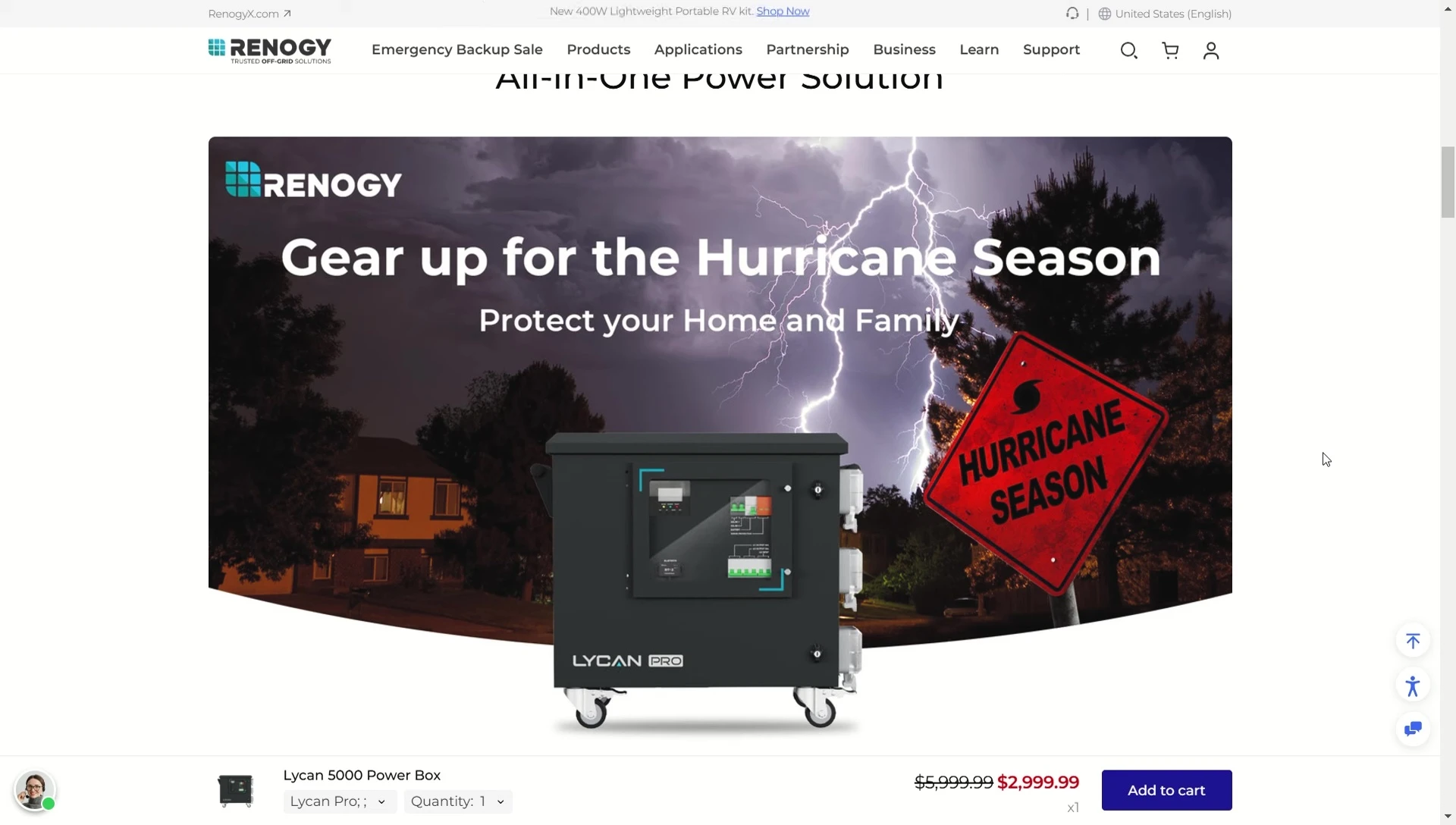 Shot emphasizing the peace of mind offered by the system