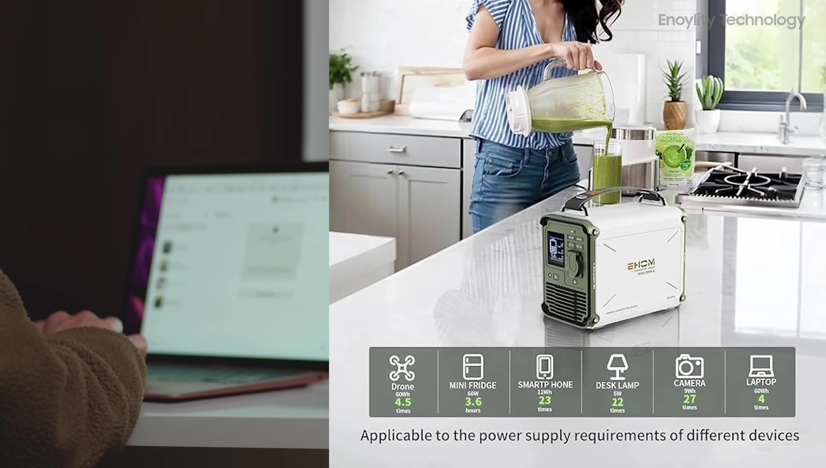 Home backup usage example