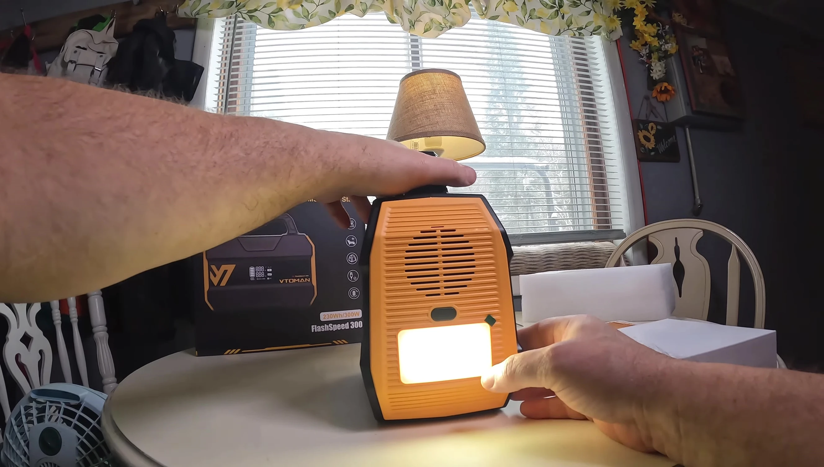 Testing the integrated LED light