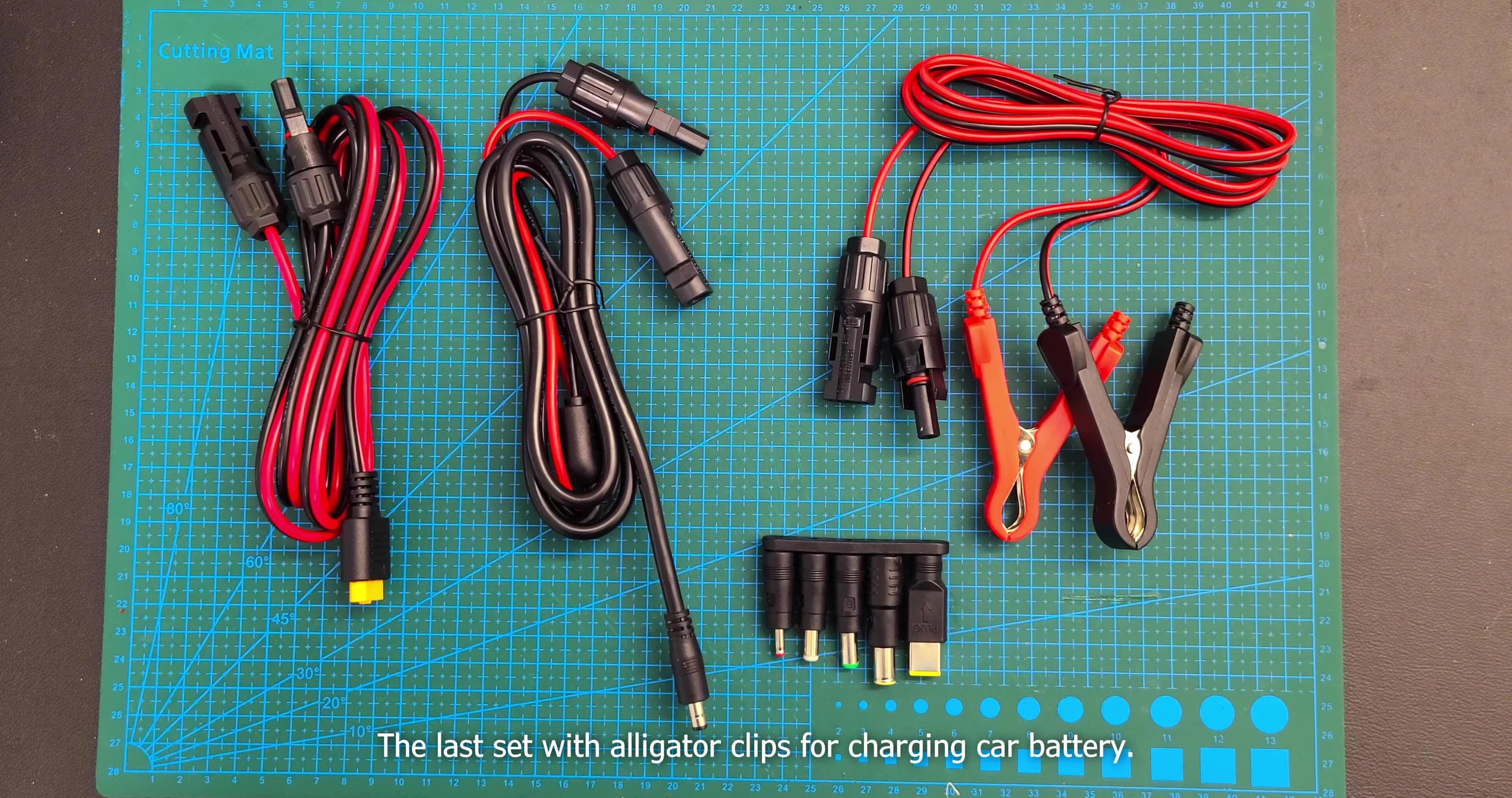 Power button and display showing charging status.