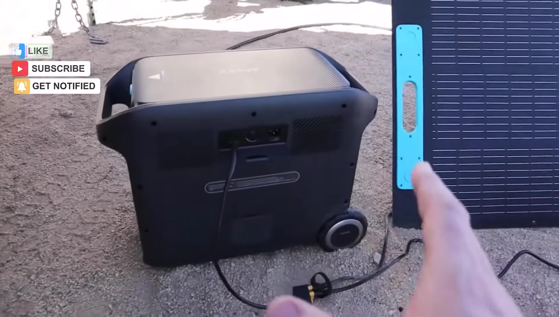 Anker 767: Highlighting its built-in LED light bar.