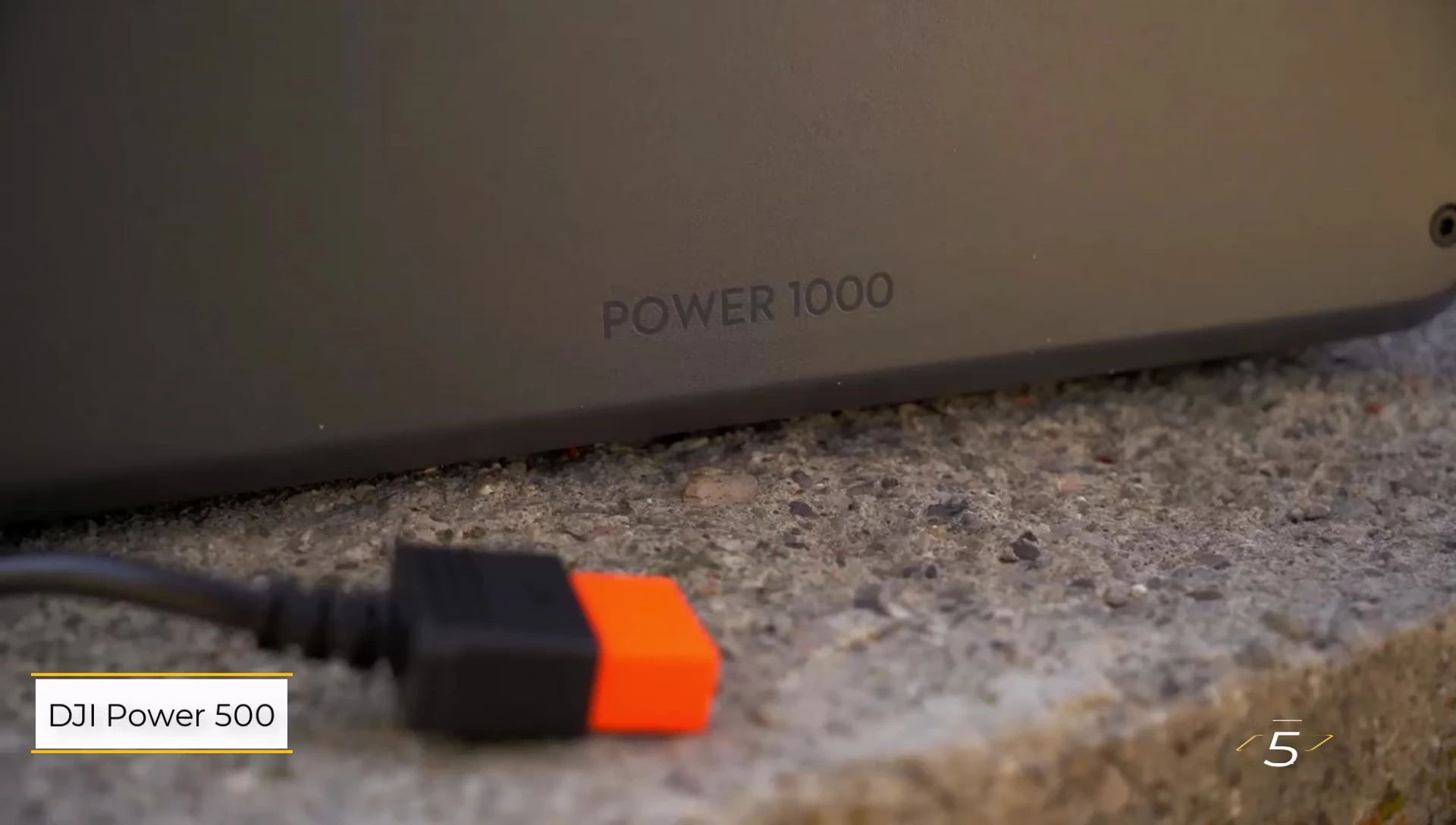 DJI Power 500: Showing its design and portability.