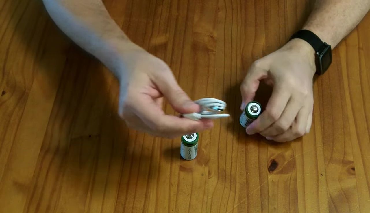 USB-A to dual USB-C cable