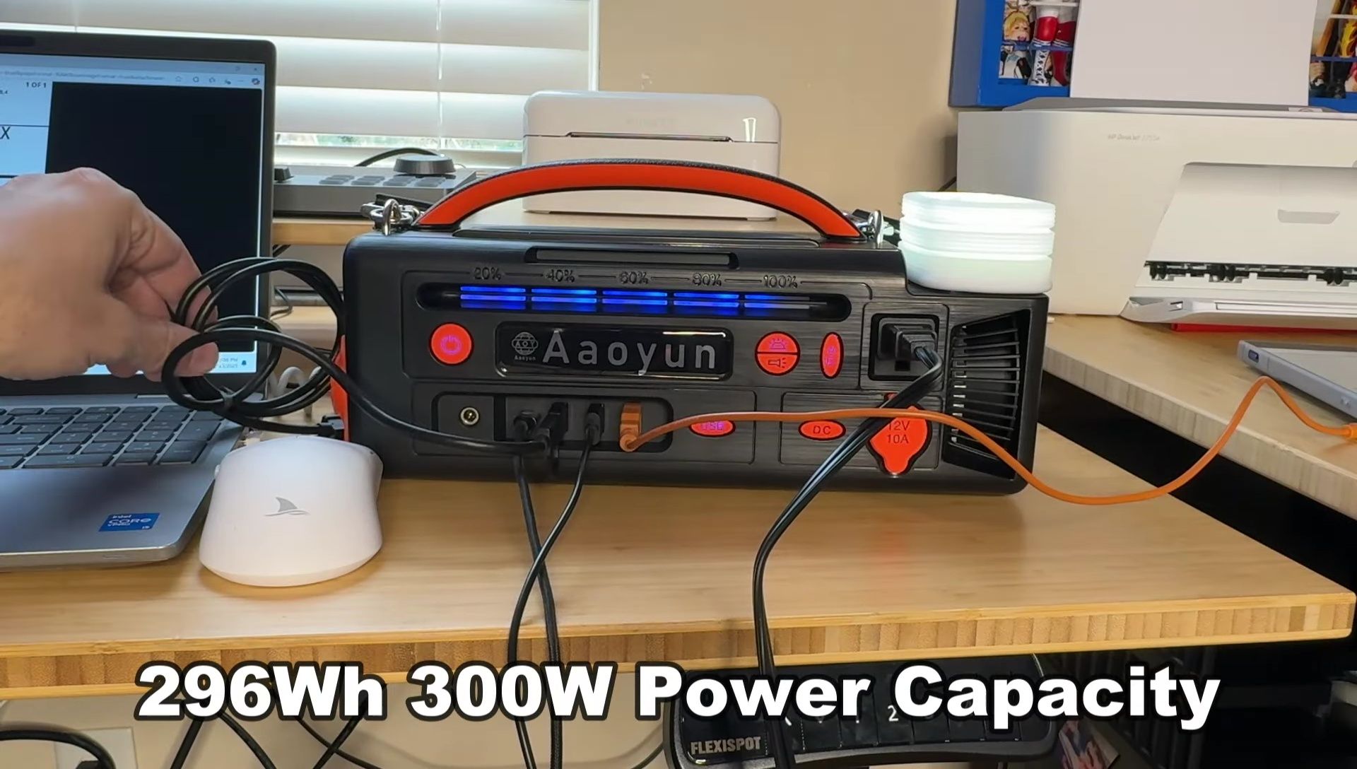 The Aaoyun power station powering multiple devices
