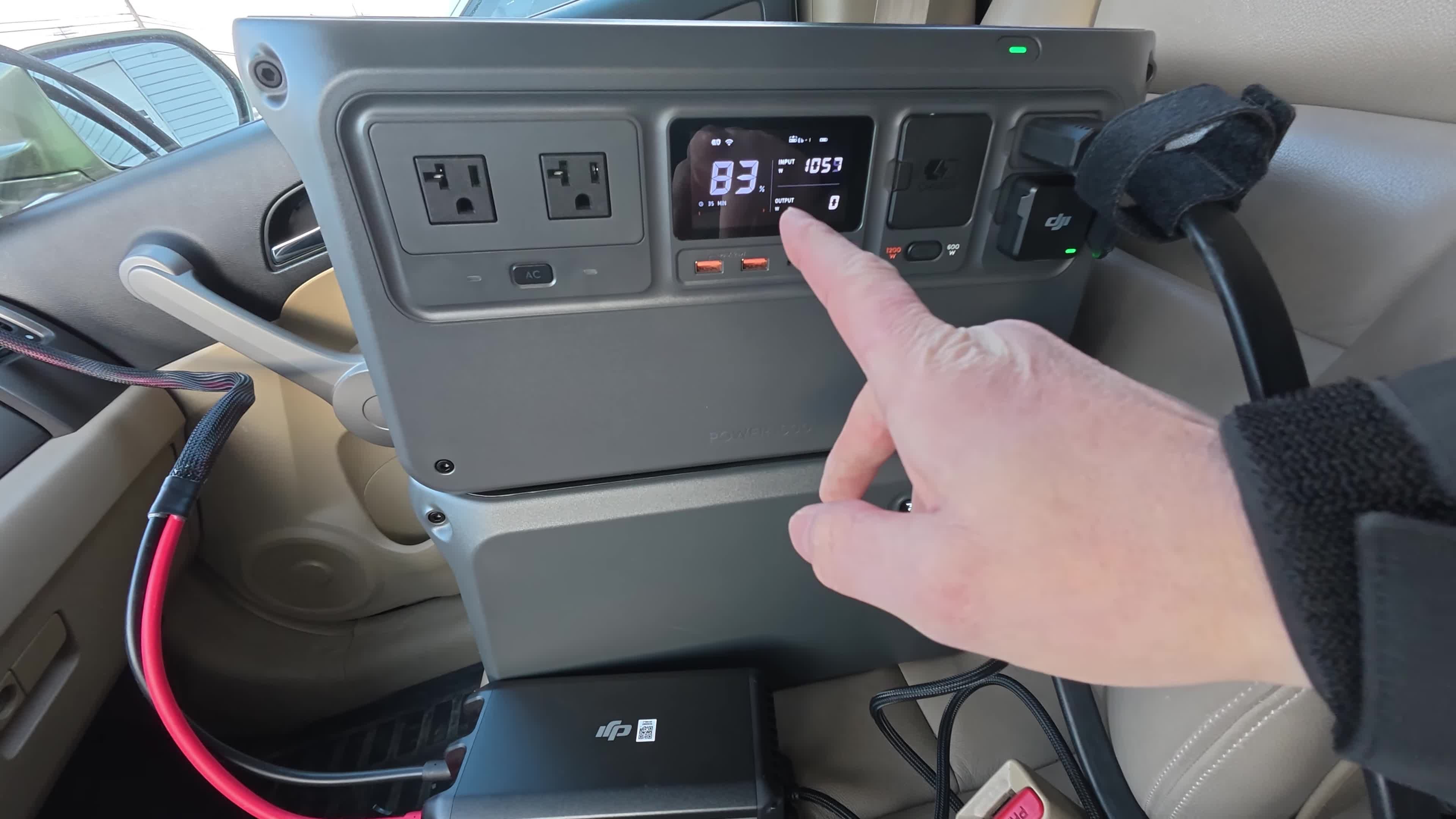 DJI Power 1000 with 248W expansion battery connected