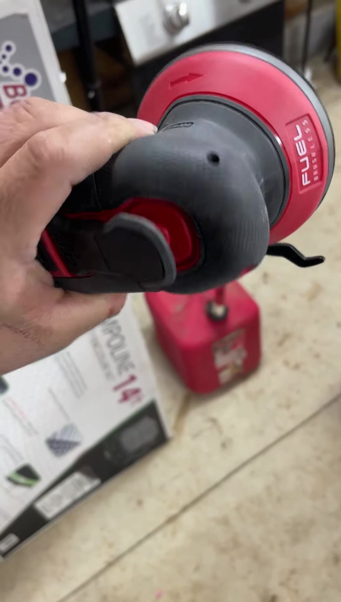 The speaker expresses overall positive feelings about the sander's performance.