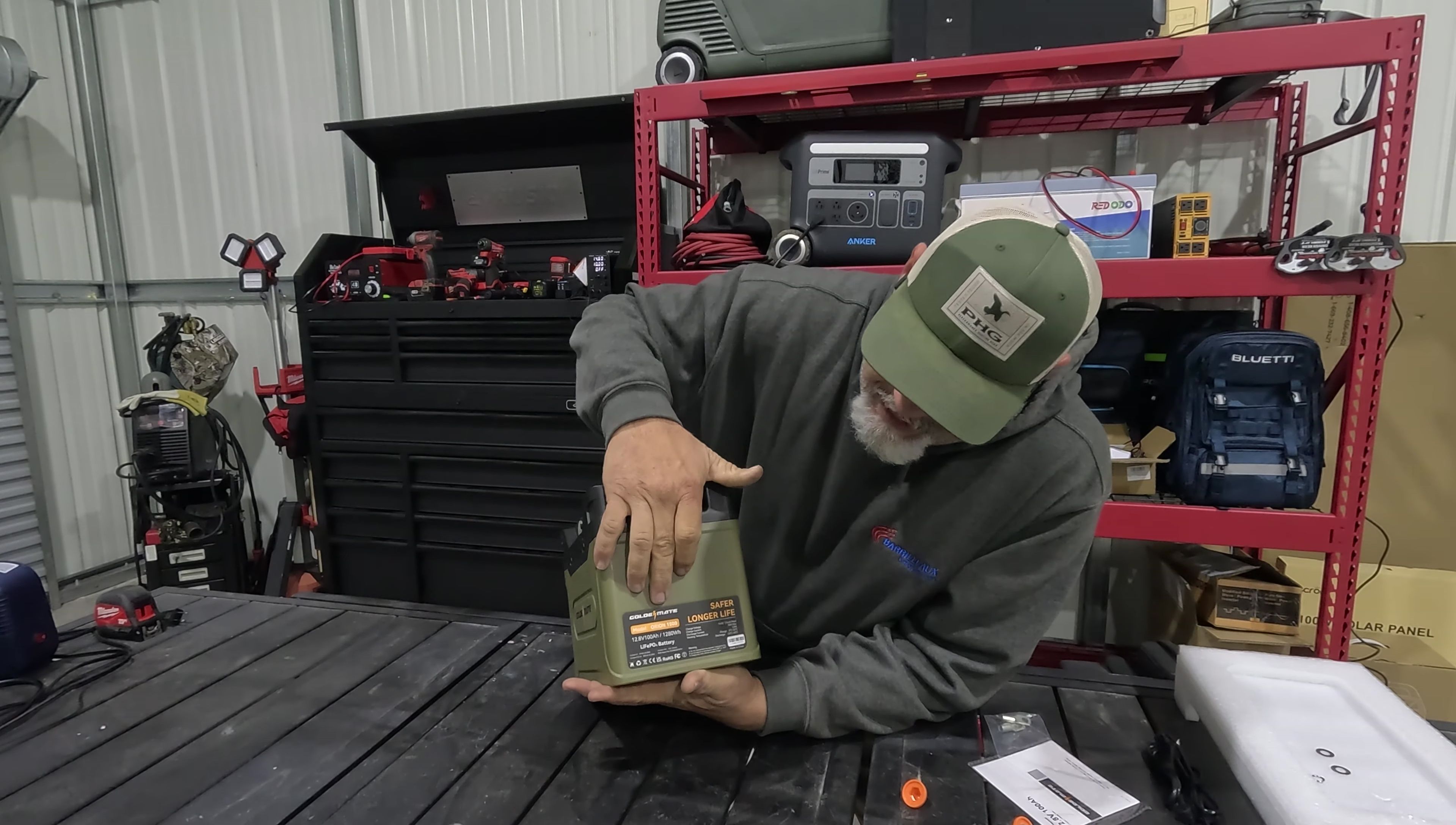 Battery specifications shown on the side of the Orion 1000