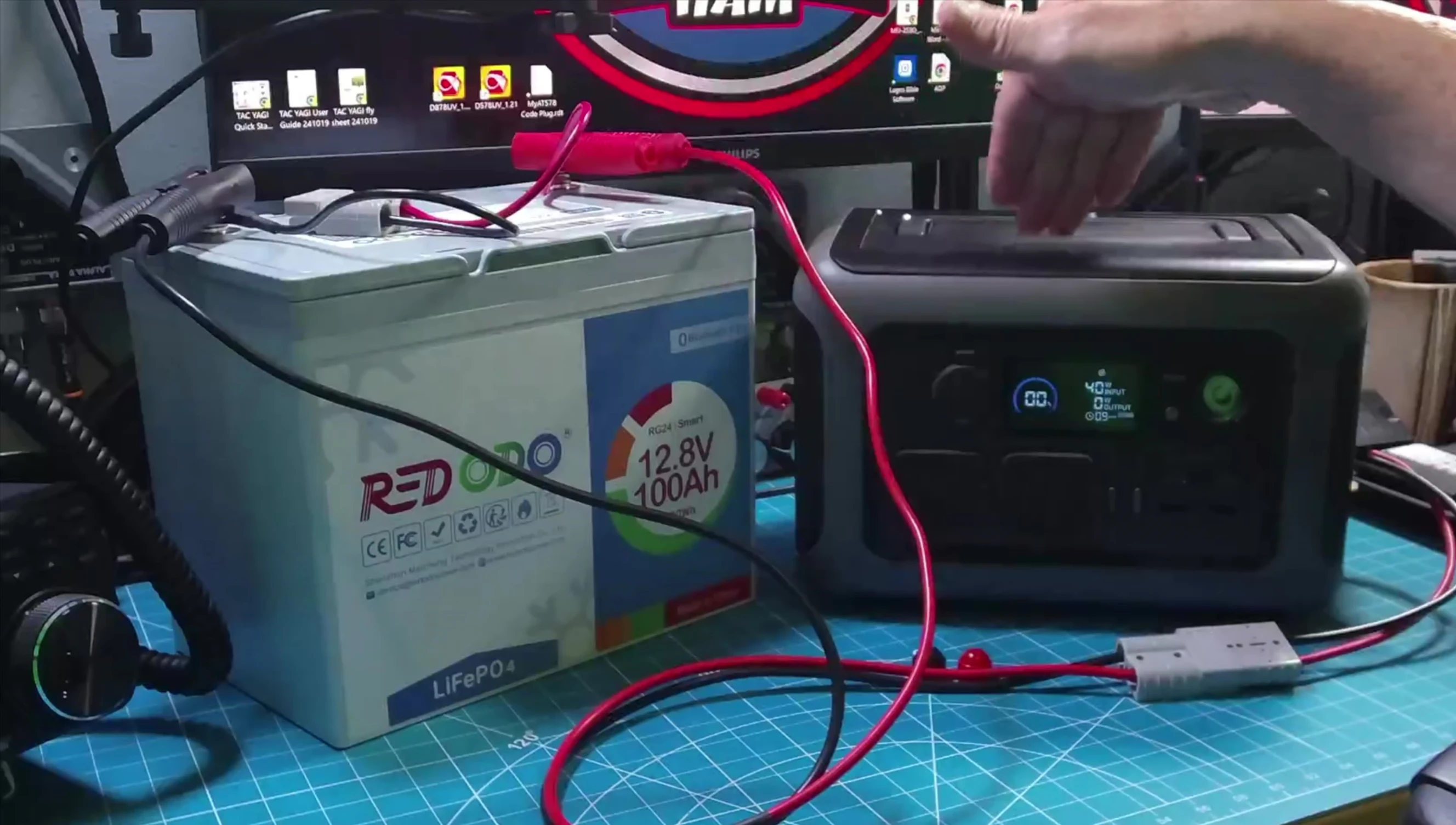 Small power station and REDODO Battery Setup