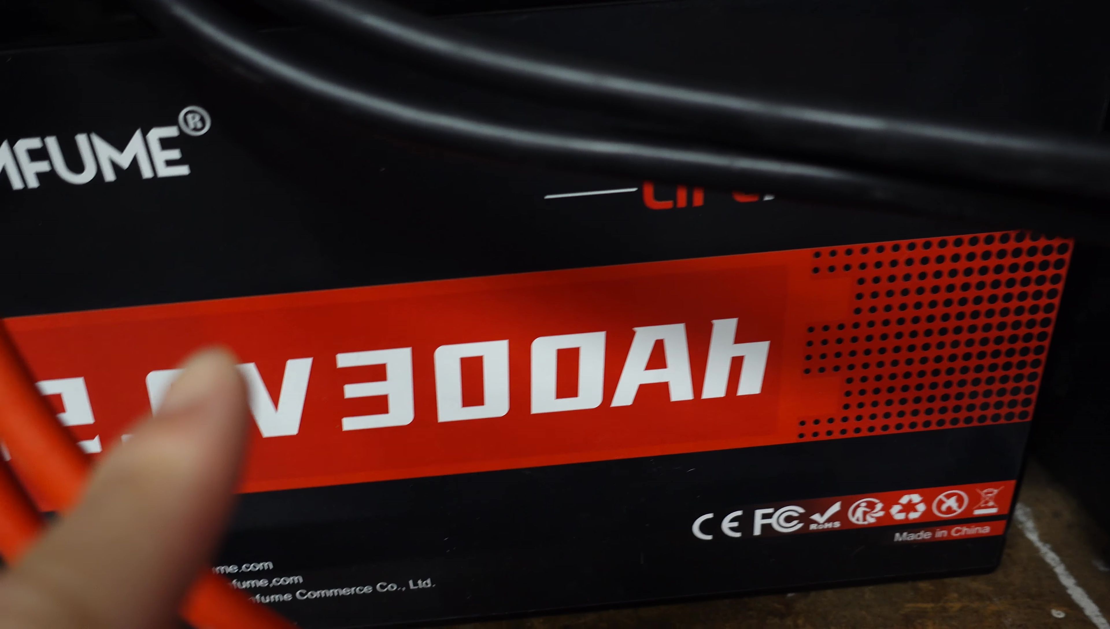 Final power meter reading after charging.