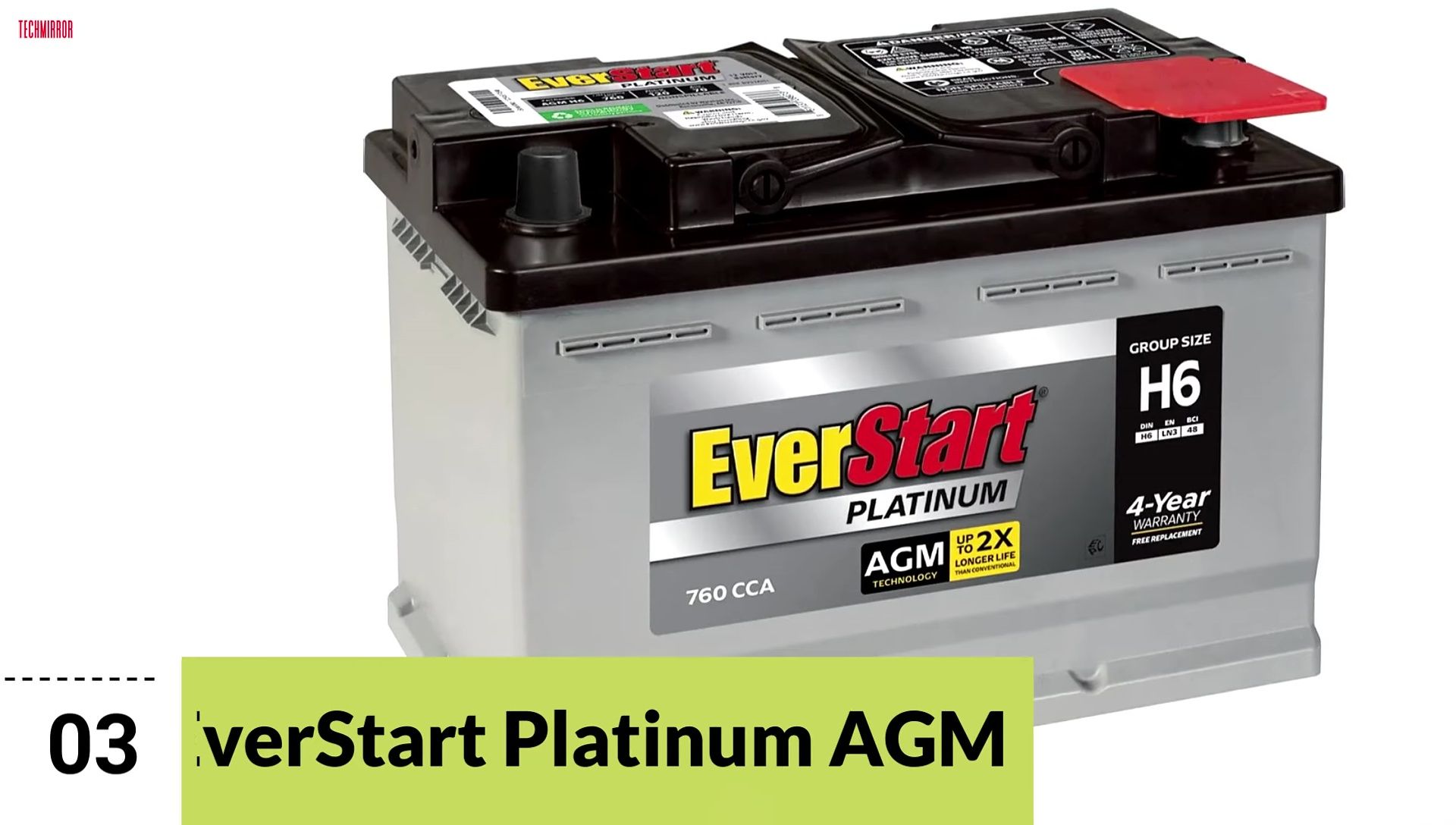 EverStart Platinum AGM battery
