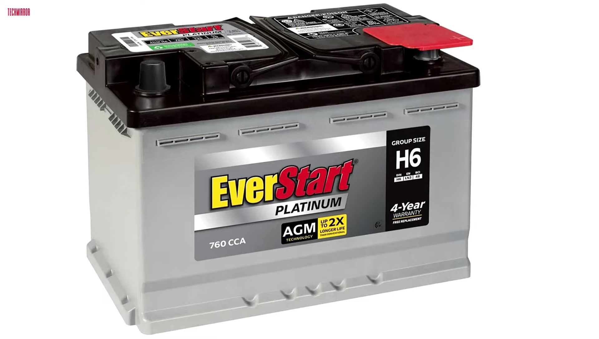 EverStart Platinum AGM battery specifications