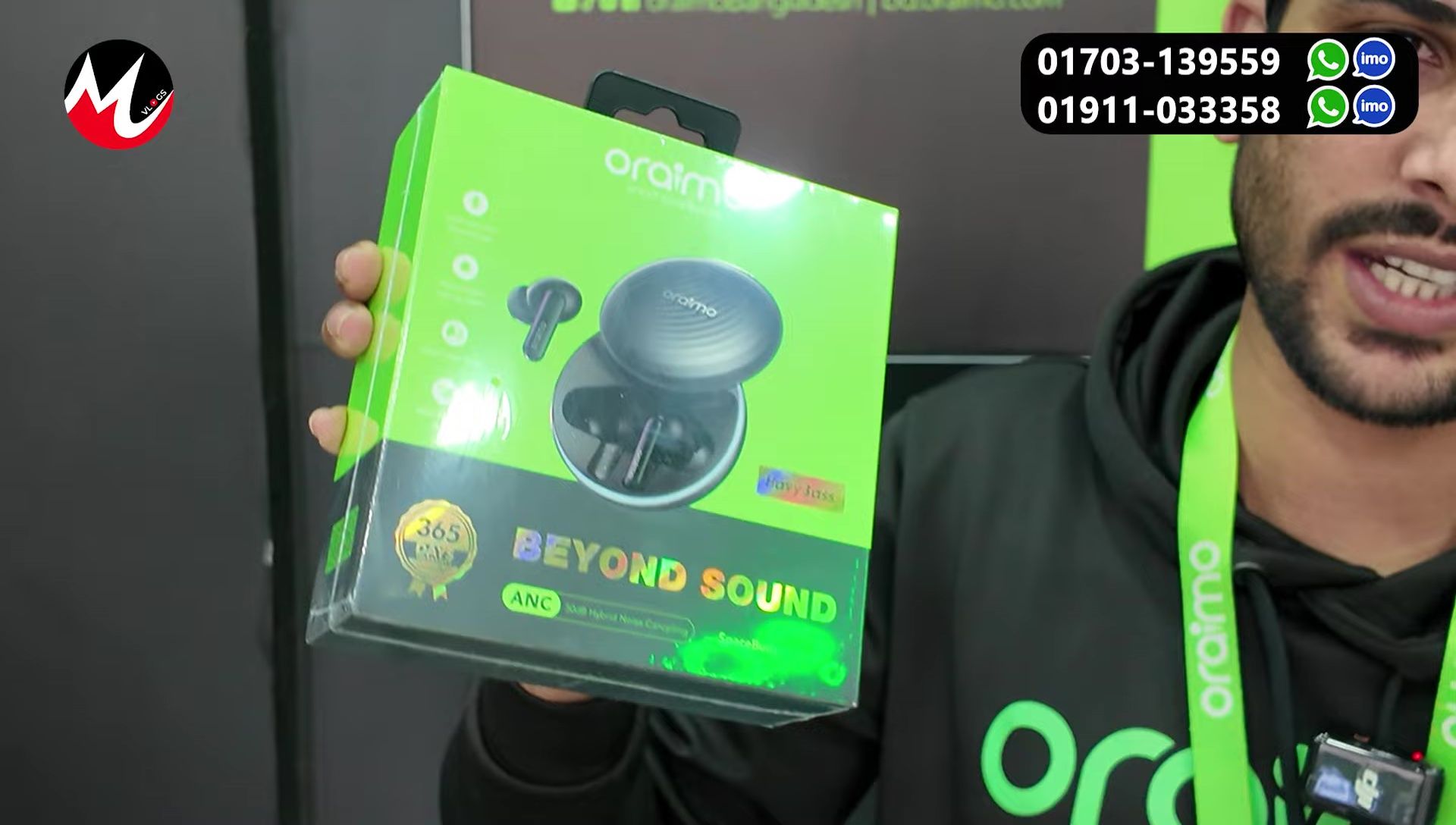 Space Birds Pro earbuds touch controls demonstrated