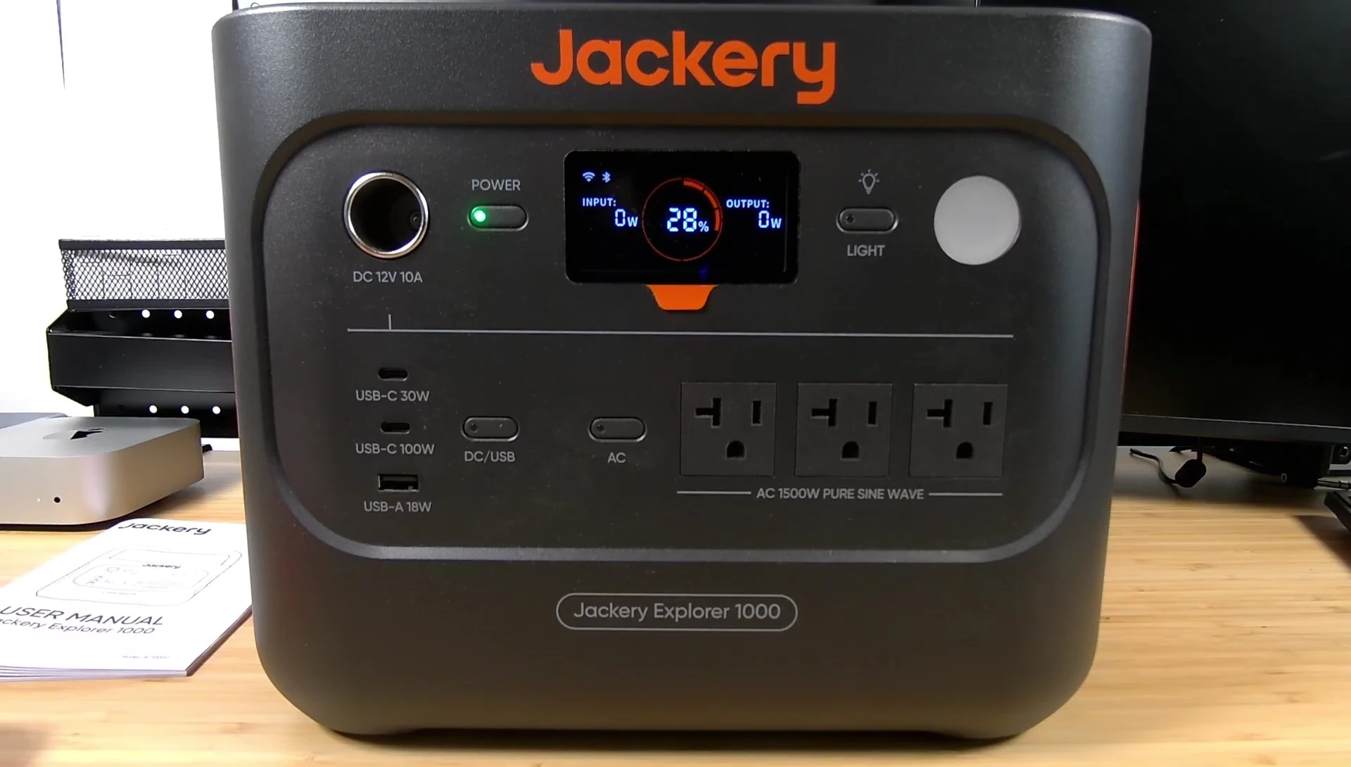 Screen showing pass-through charging