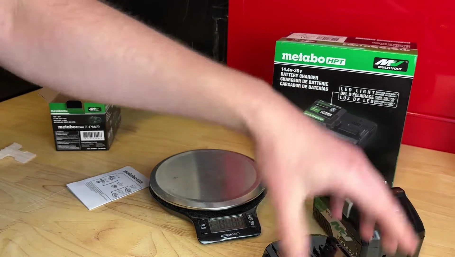 Comparison shot of the old and new batteries