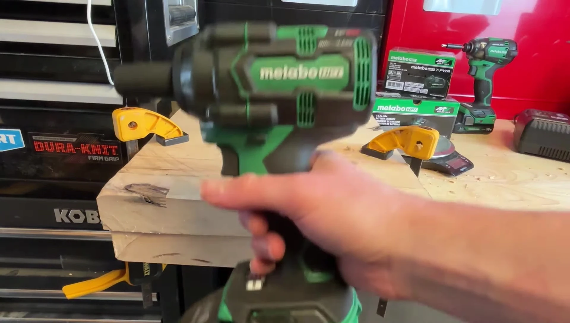 Impact driver used in performance testing