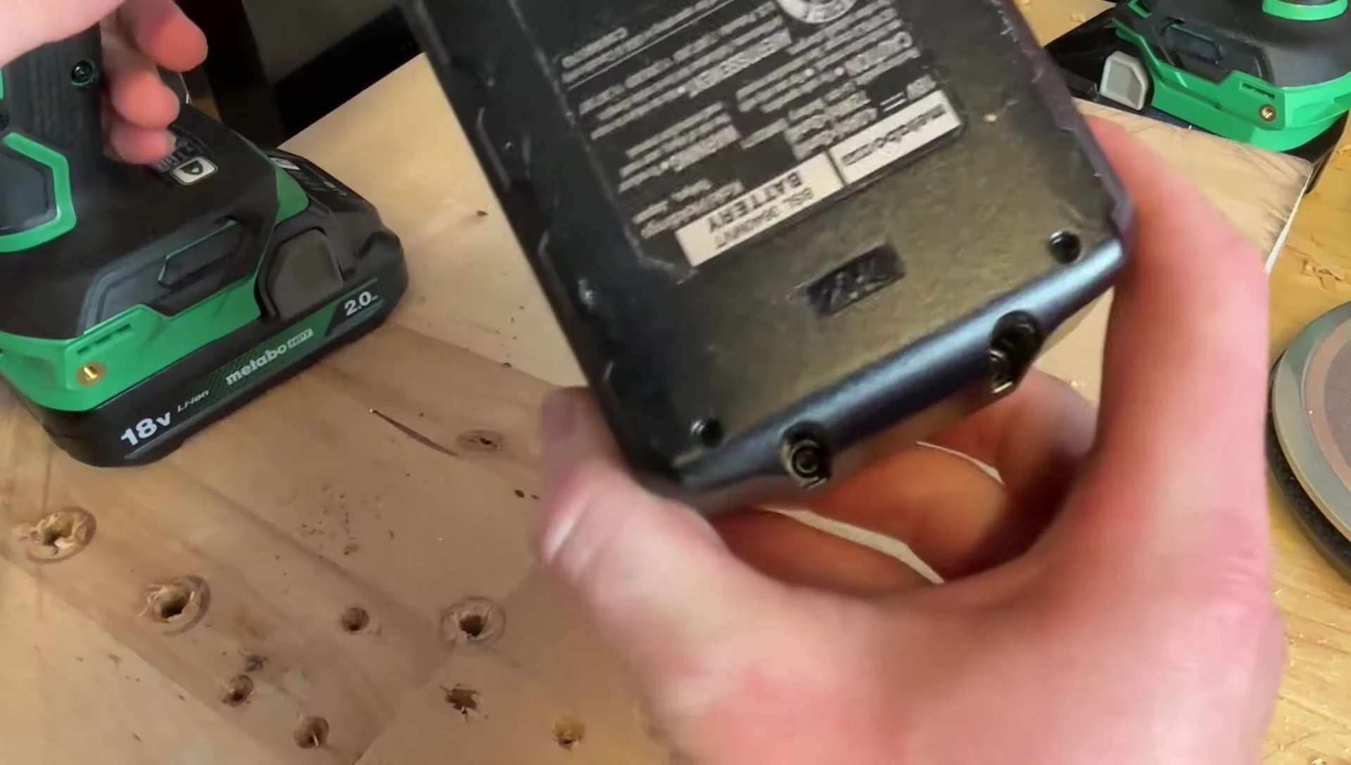 Disassembling the T-Power battery
