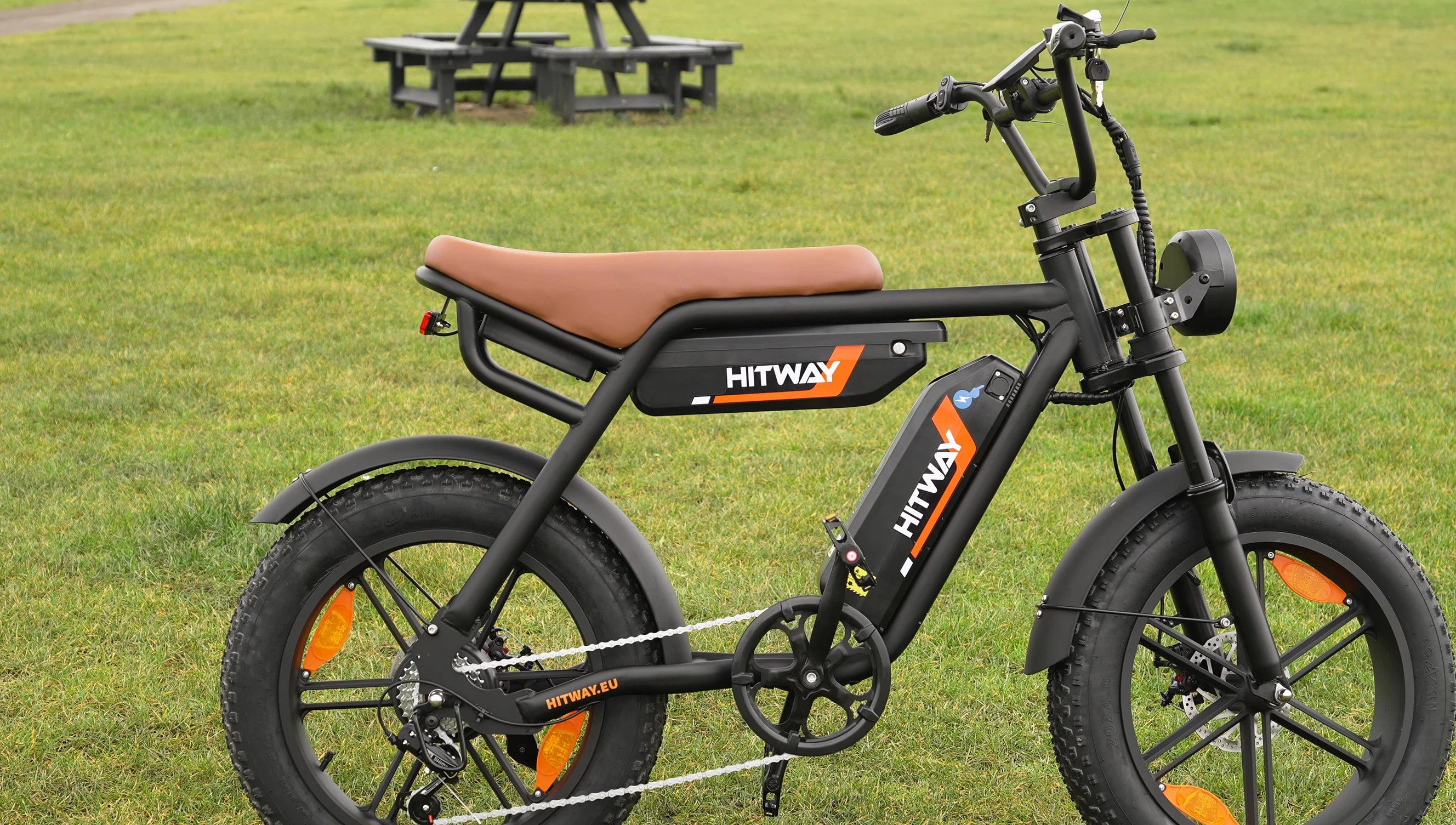 Close-up of the BK17's dual battery system.