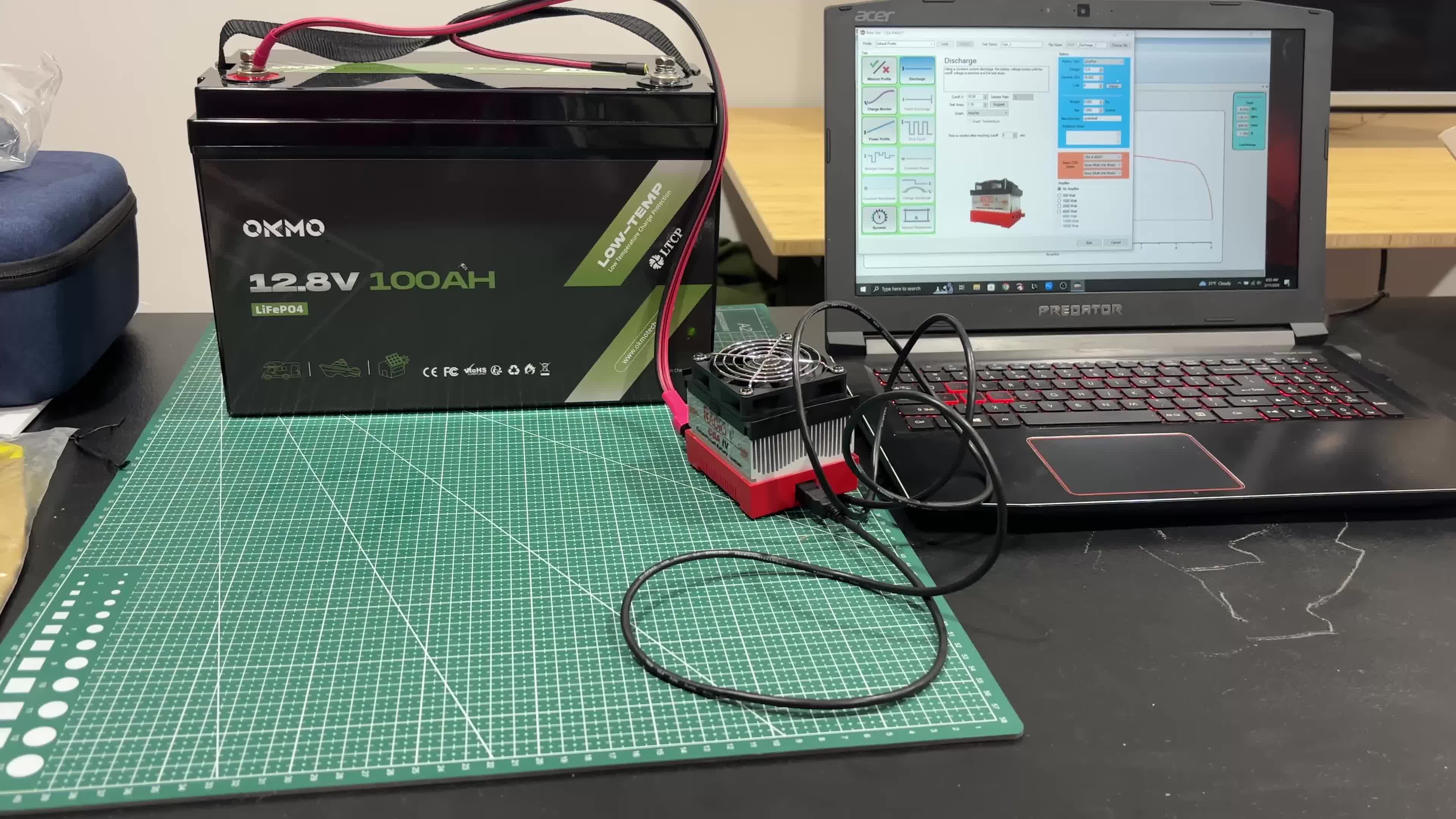 The OKMO 12.8V 100Ah battery box