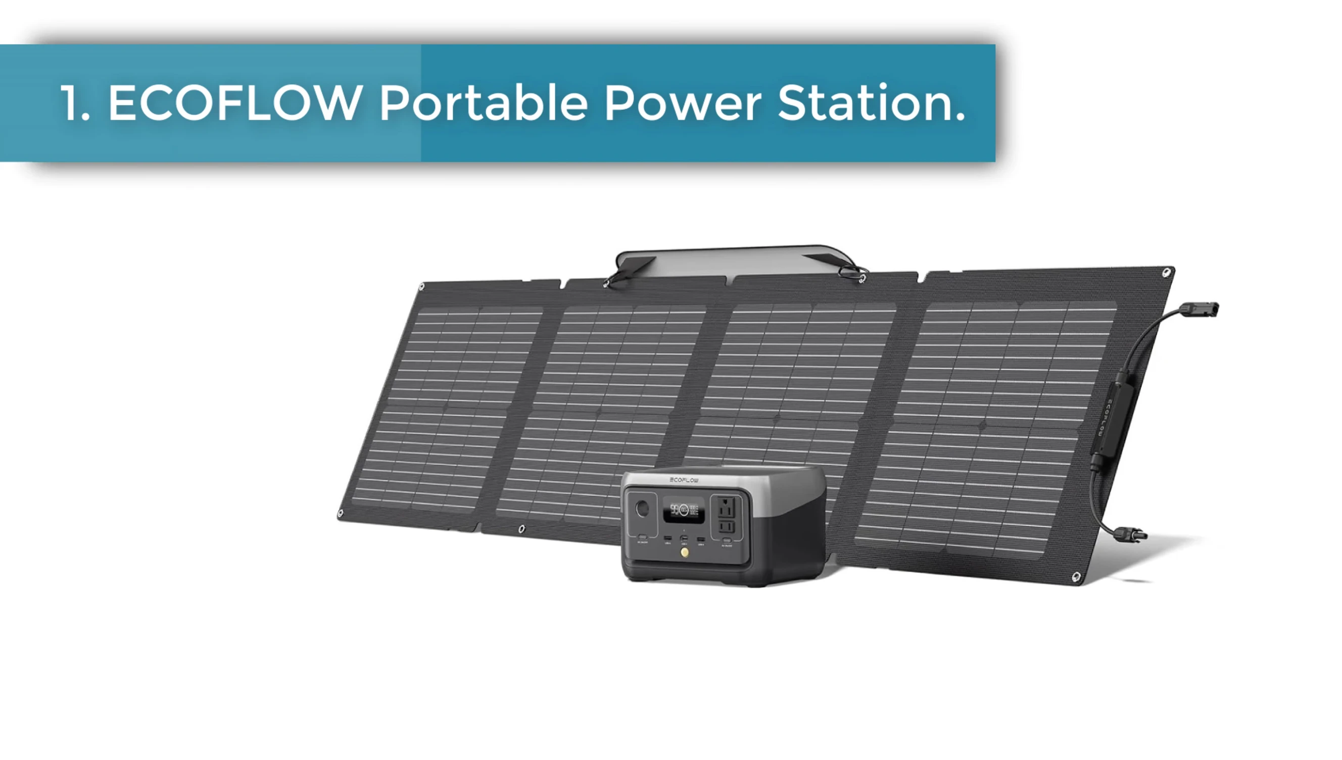 Echol Flow River 2 Max 500 power station showcasing its fast charging feature.
