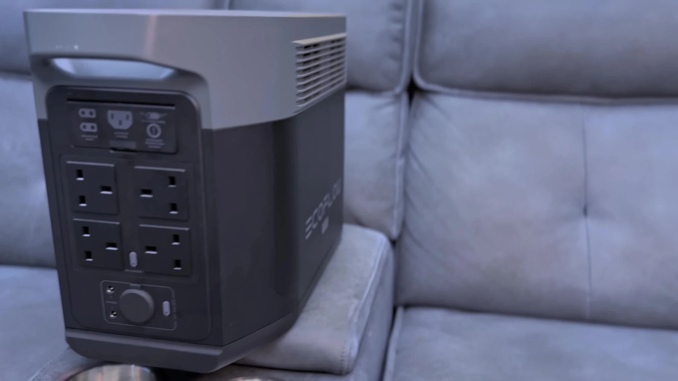 Close-up of the EcoFlow Delta 2 Max