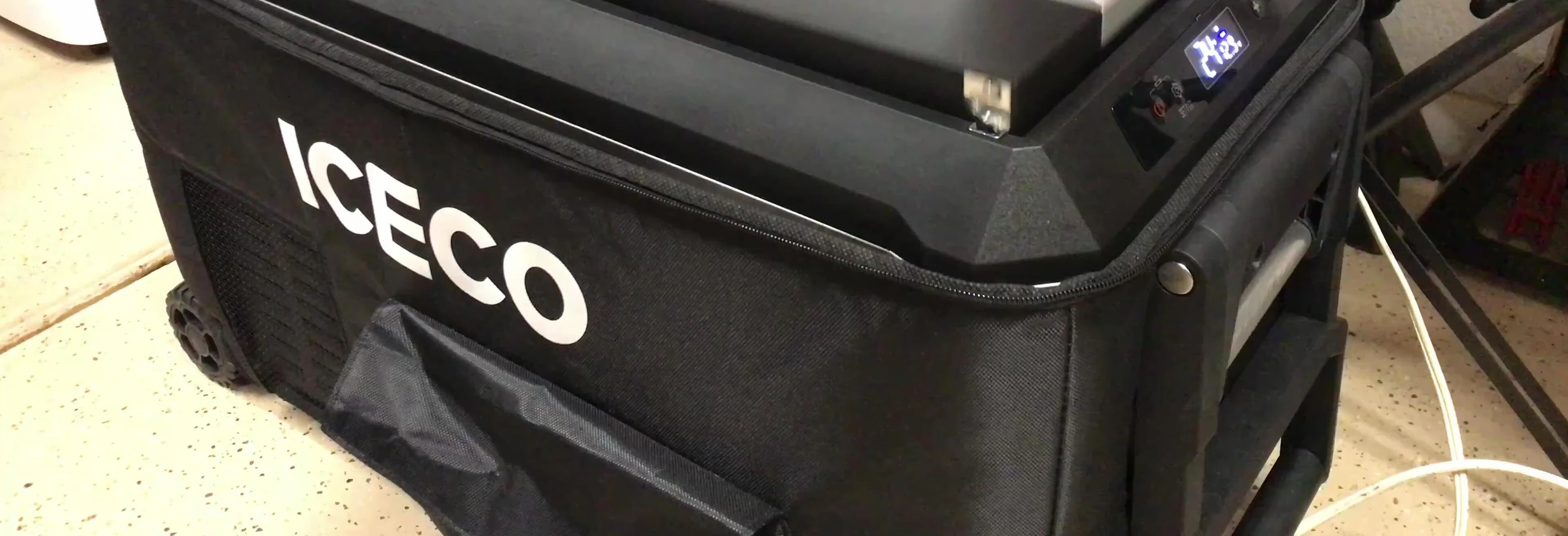 Battery inside a refrigerator