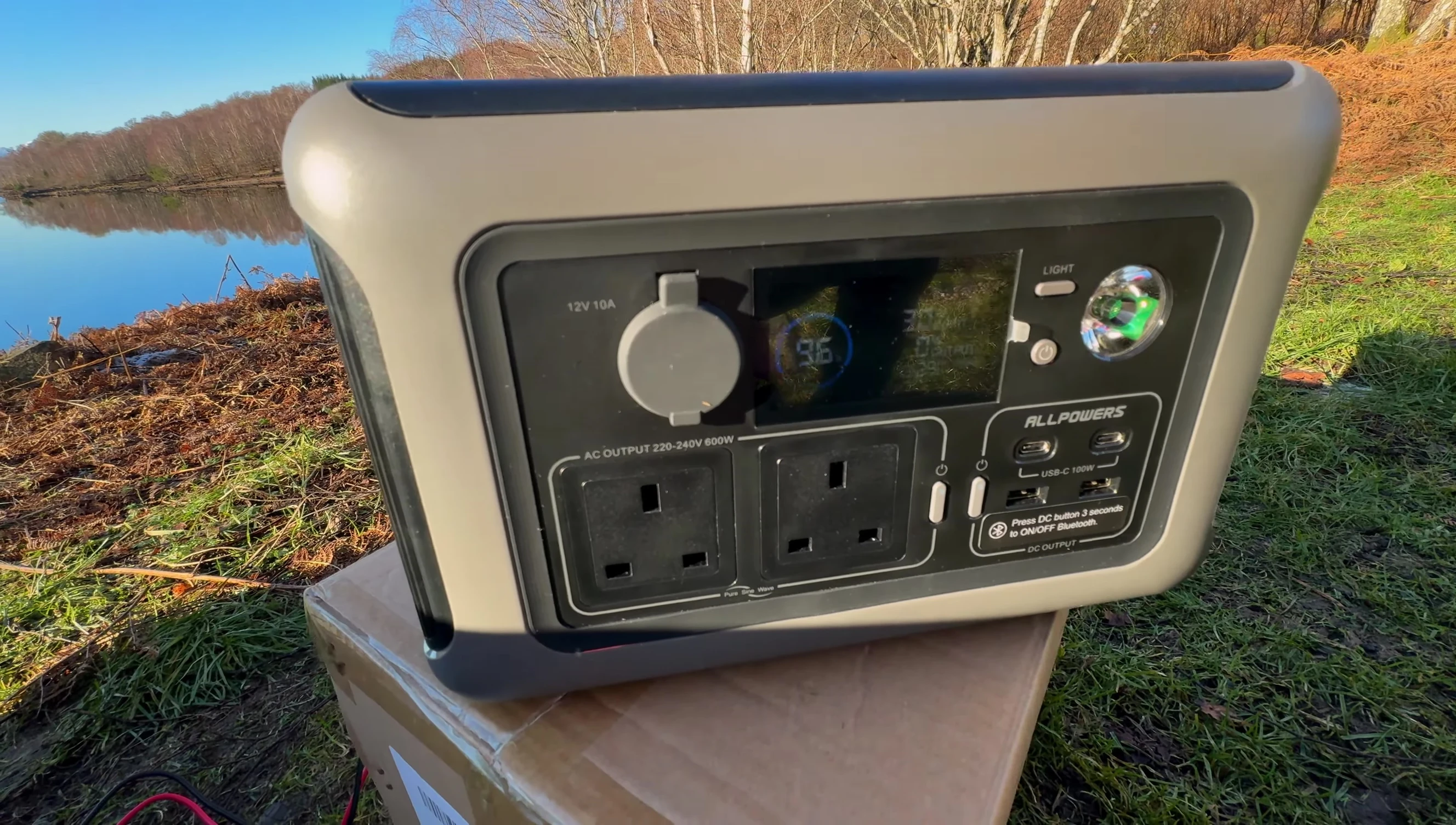 Solar panel power output reading
