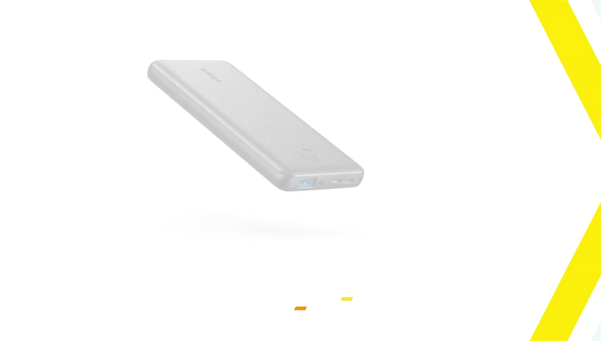 Anker Power Bank (10000mAh) highlighting its compact size