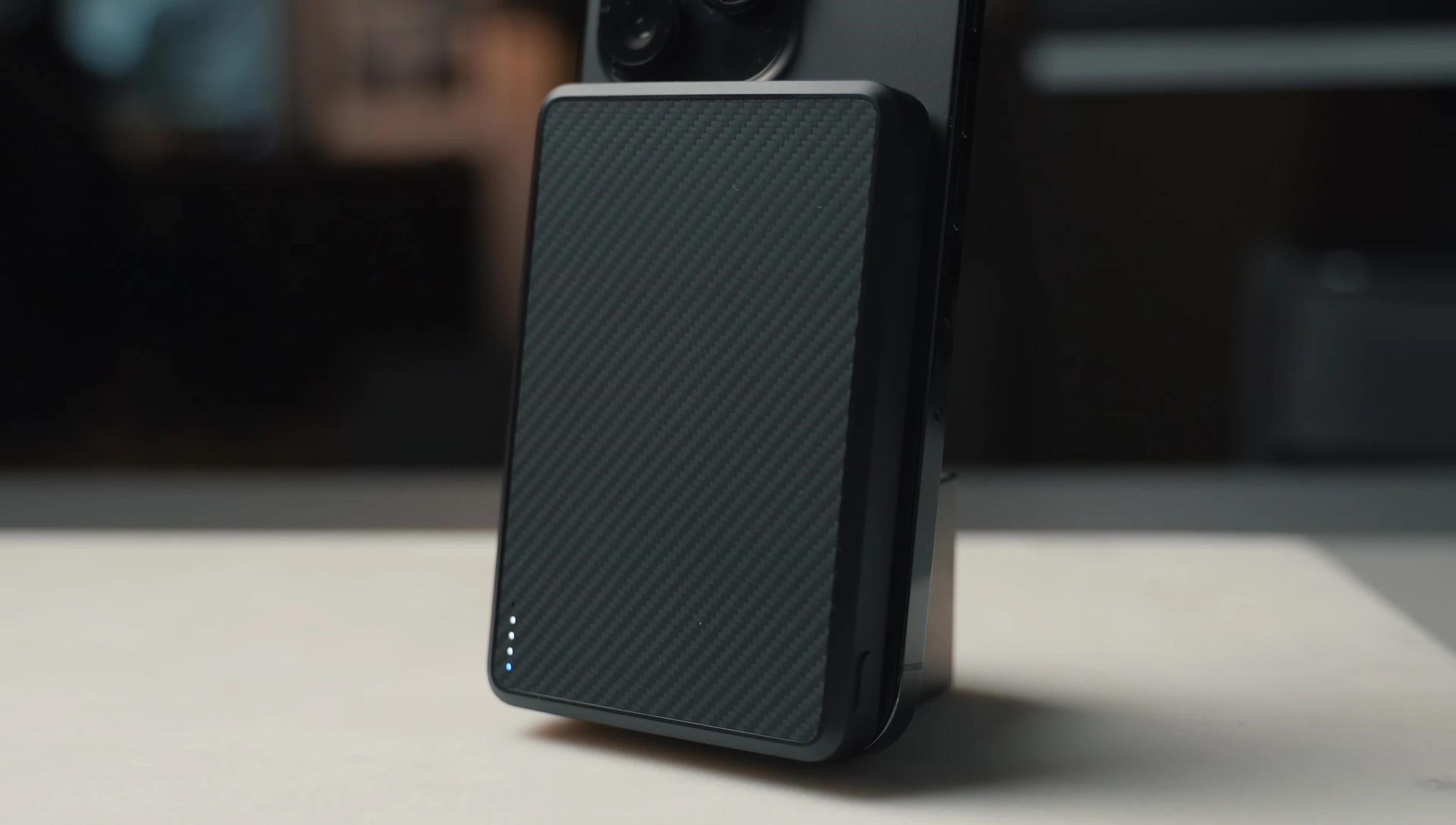 Shot showing the soft-touch rubber finish and its improved grip.