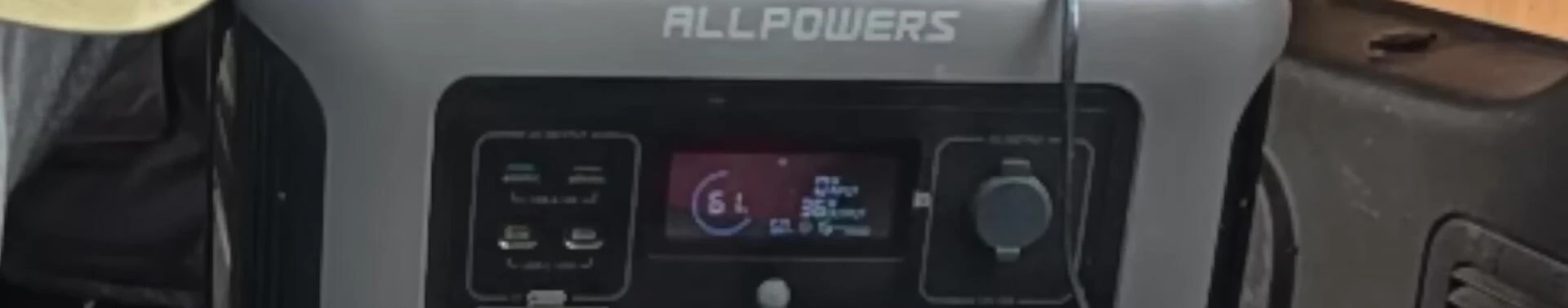 The various output ports on the power station