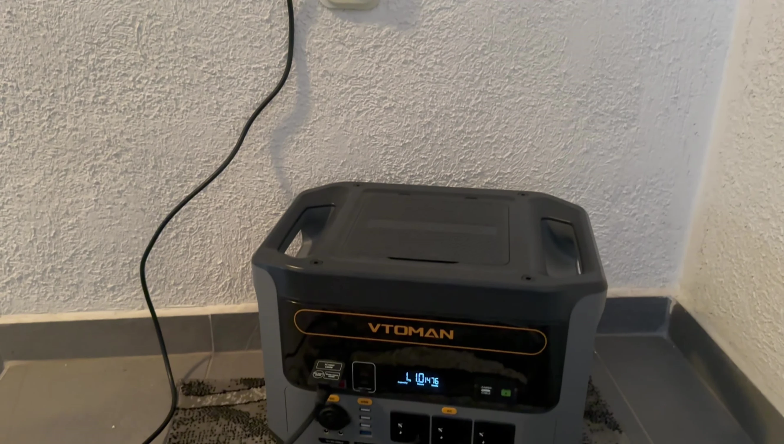 Screenshot highlighting the fast charging capabilities.