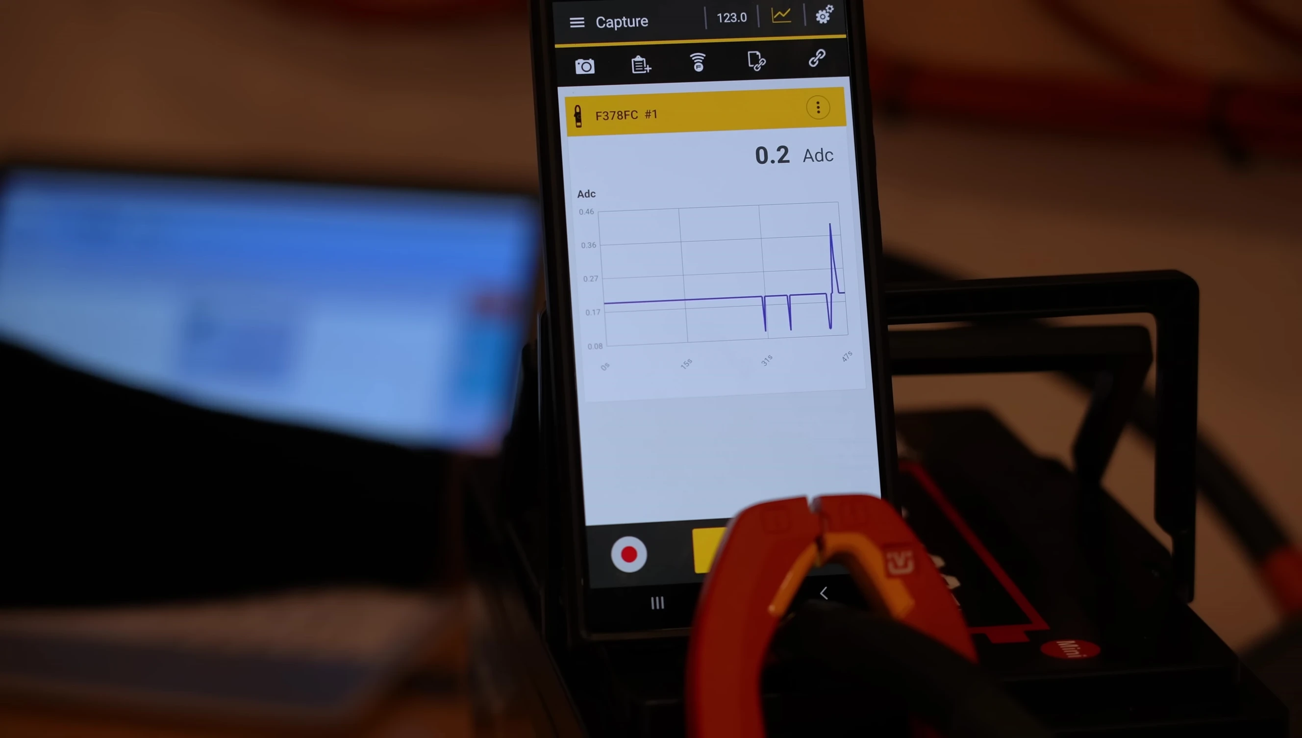 500-amp surge test - protection engaged