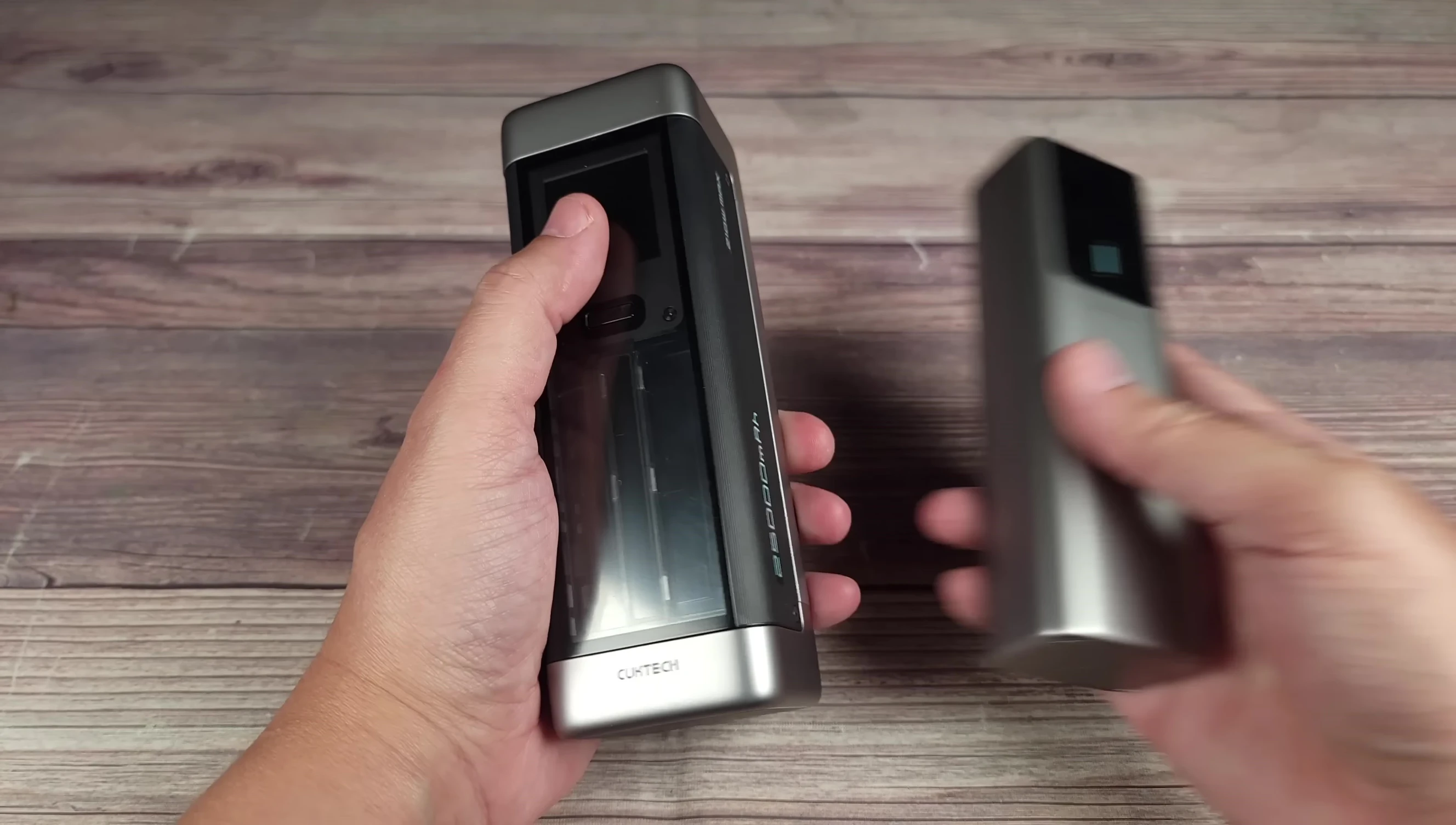 Size comparison between CUKTECH 10 and CUKTECH 20.