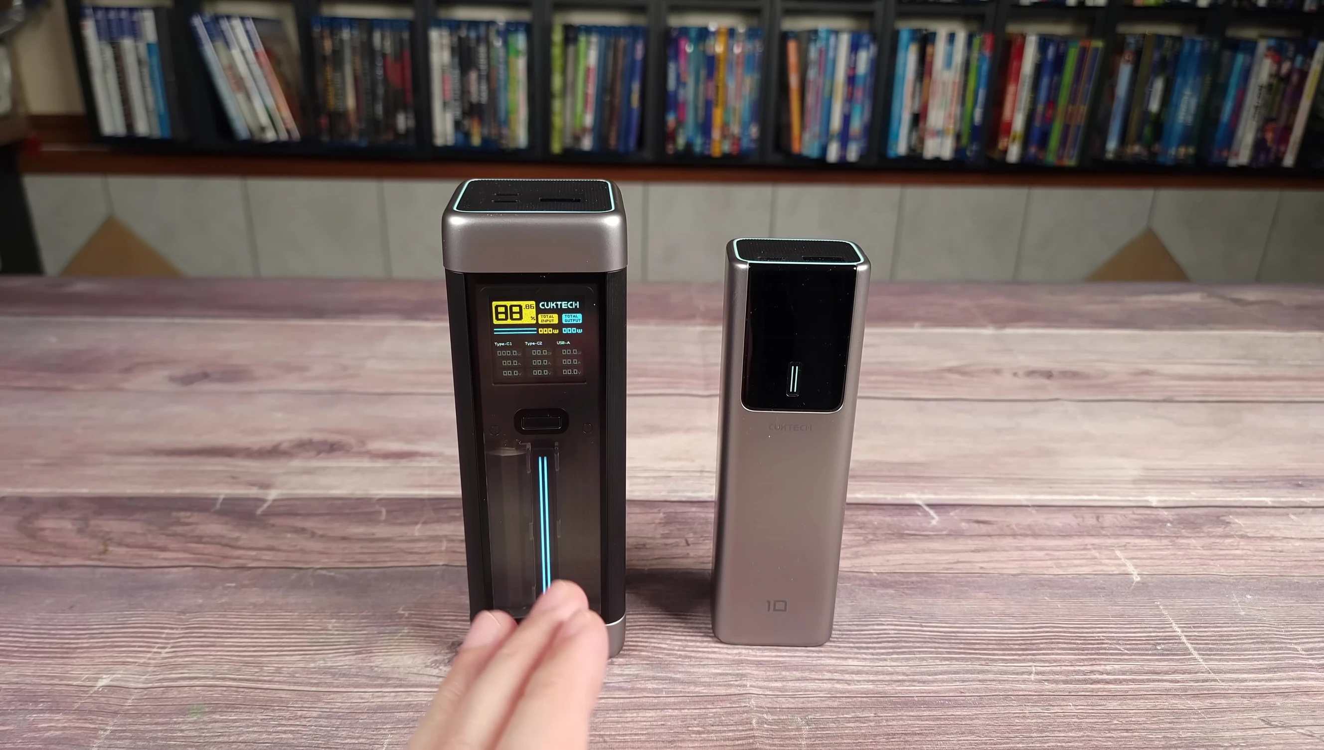 Both power banks side by side.
