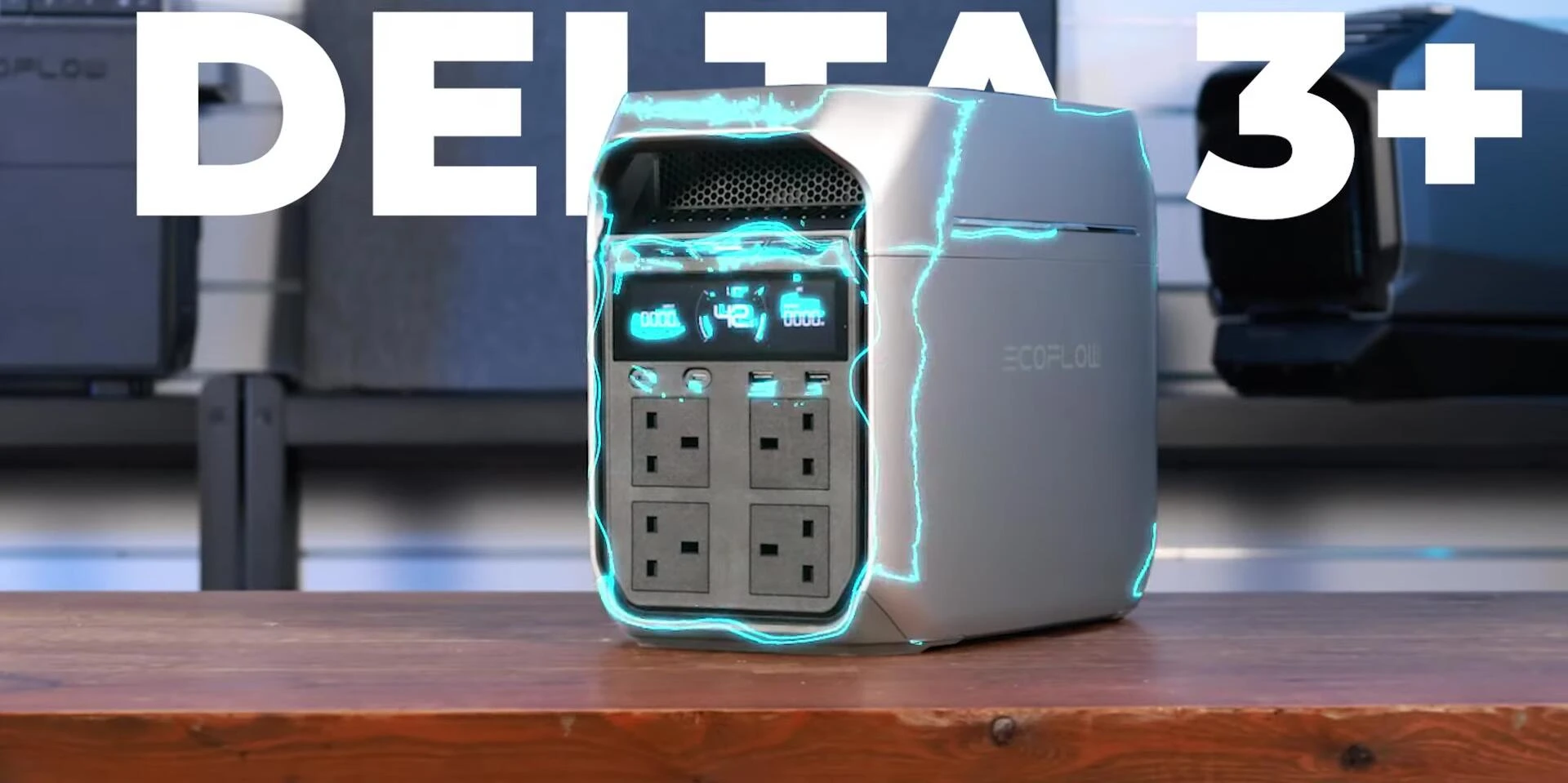 The EcoFlow DELTA 3 Plus power station shown with its premium finish.