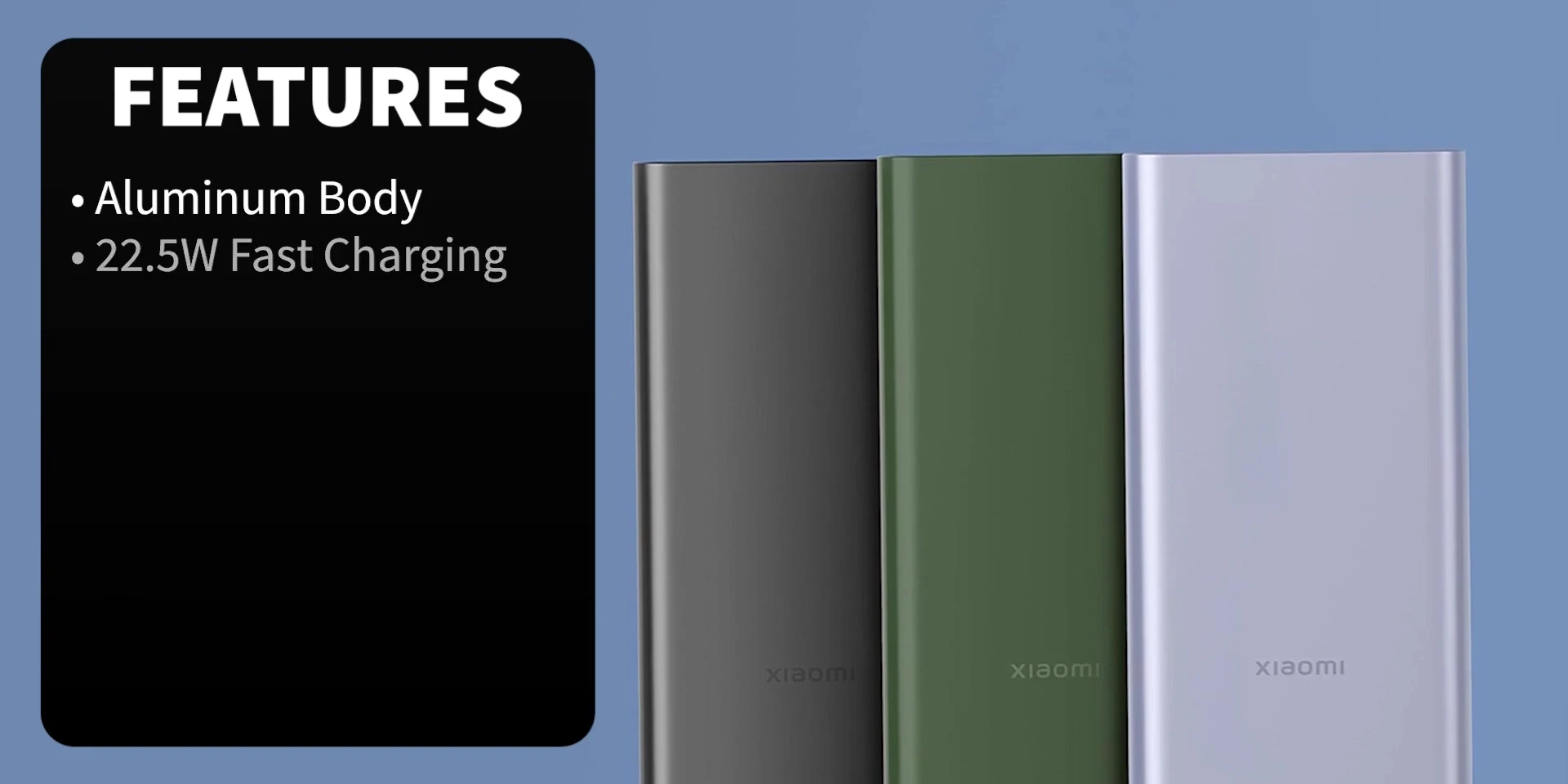 Unnamed power bank displaying its multiple ports