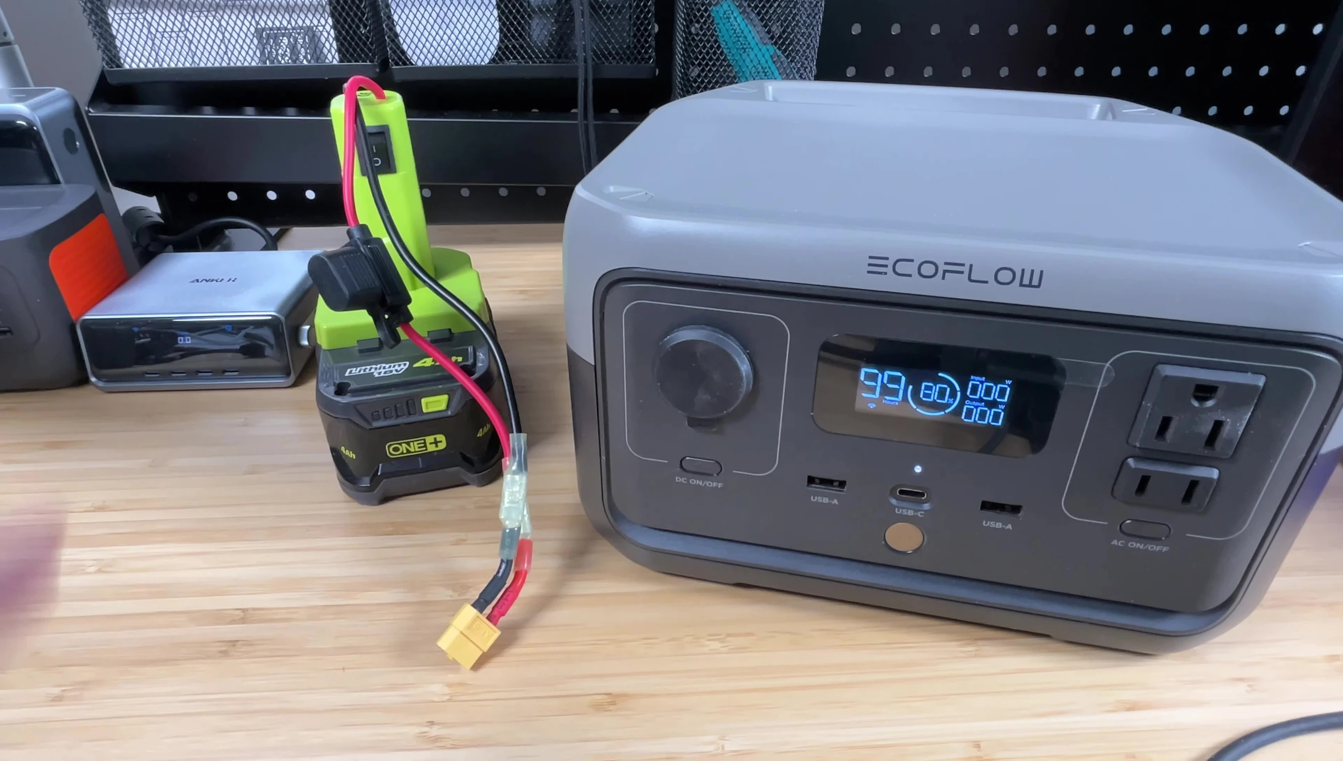 Screen showing the EcoFlow River 2 charging progress