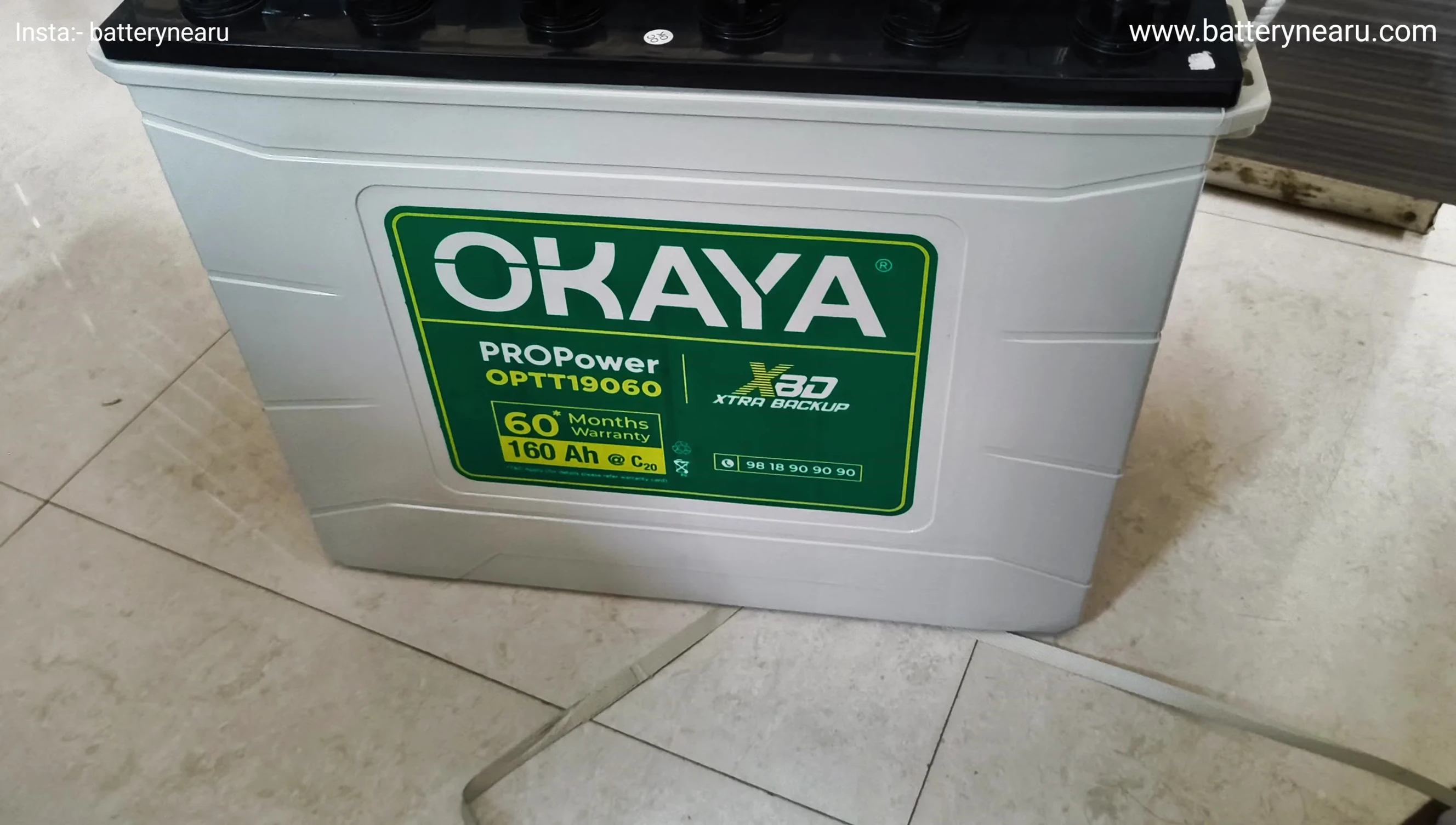 Okaya Pro Power OTT 160AH battery specifications