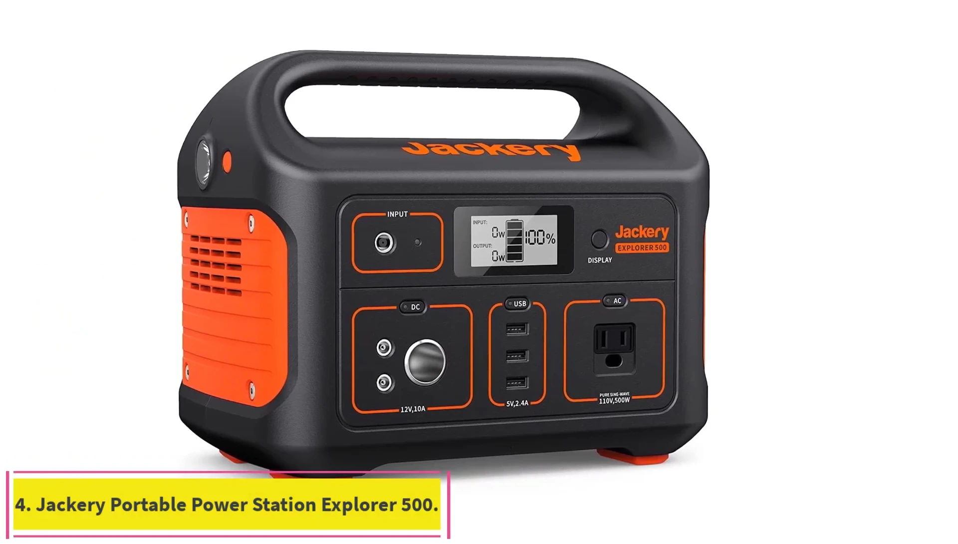 Jackery Explorer 500 power station