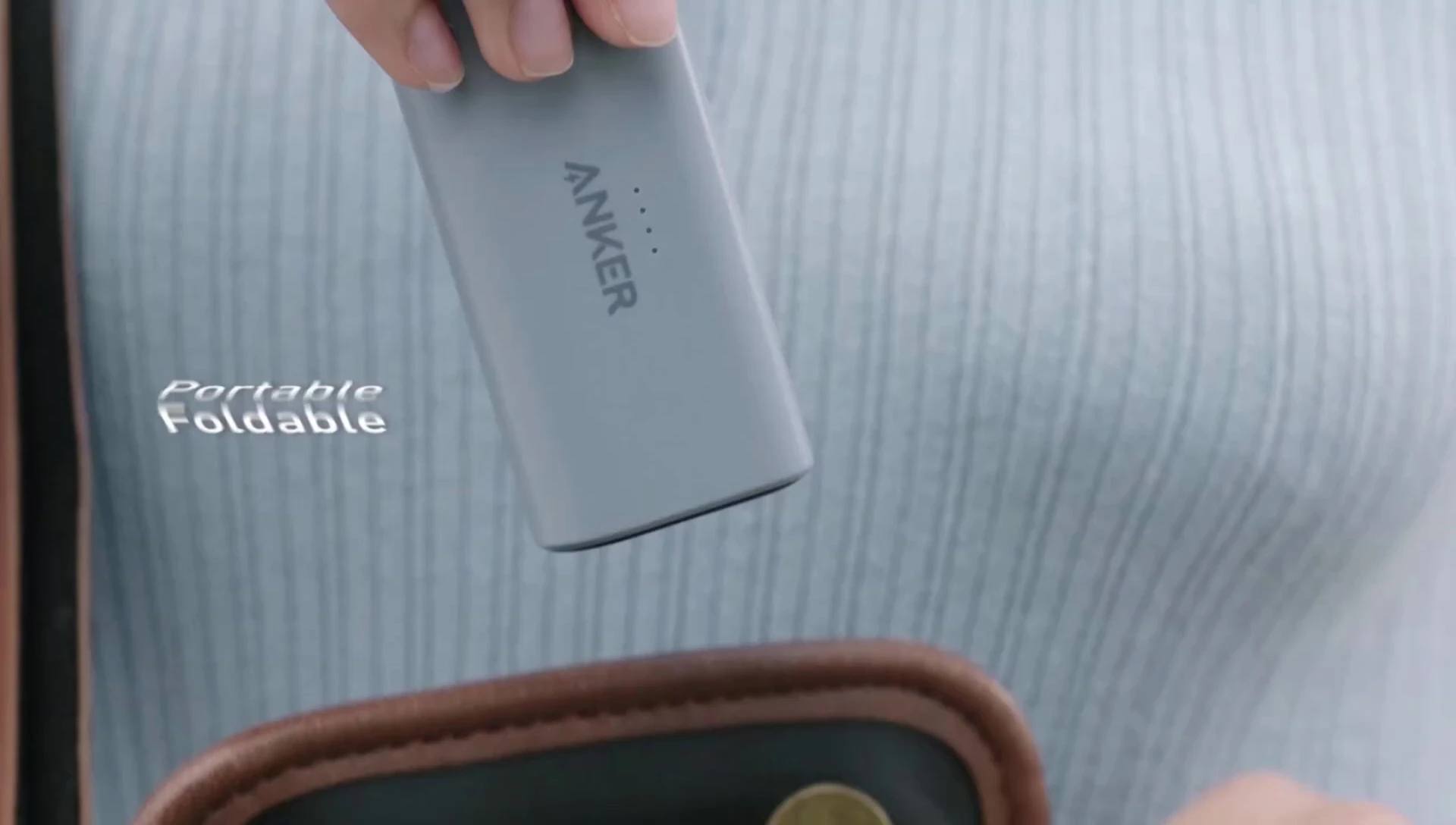 Anker Nano charging a Galaxy S23 Ultra