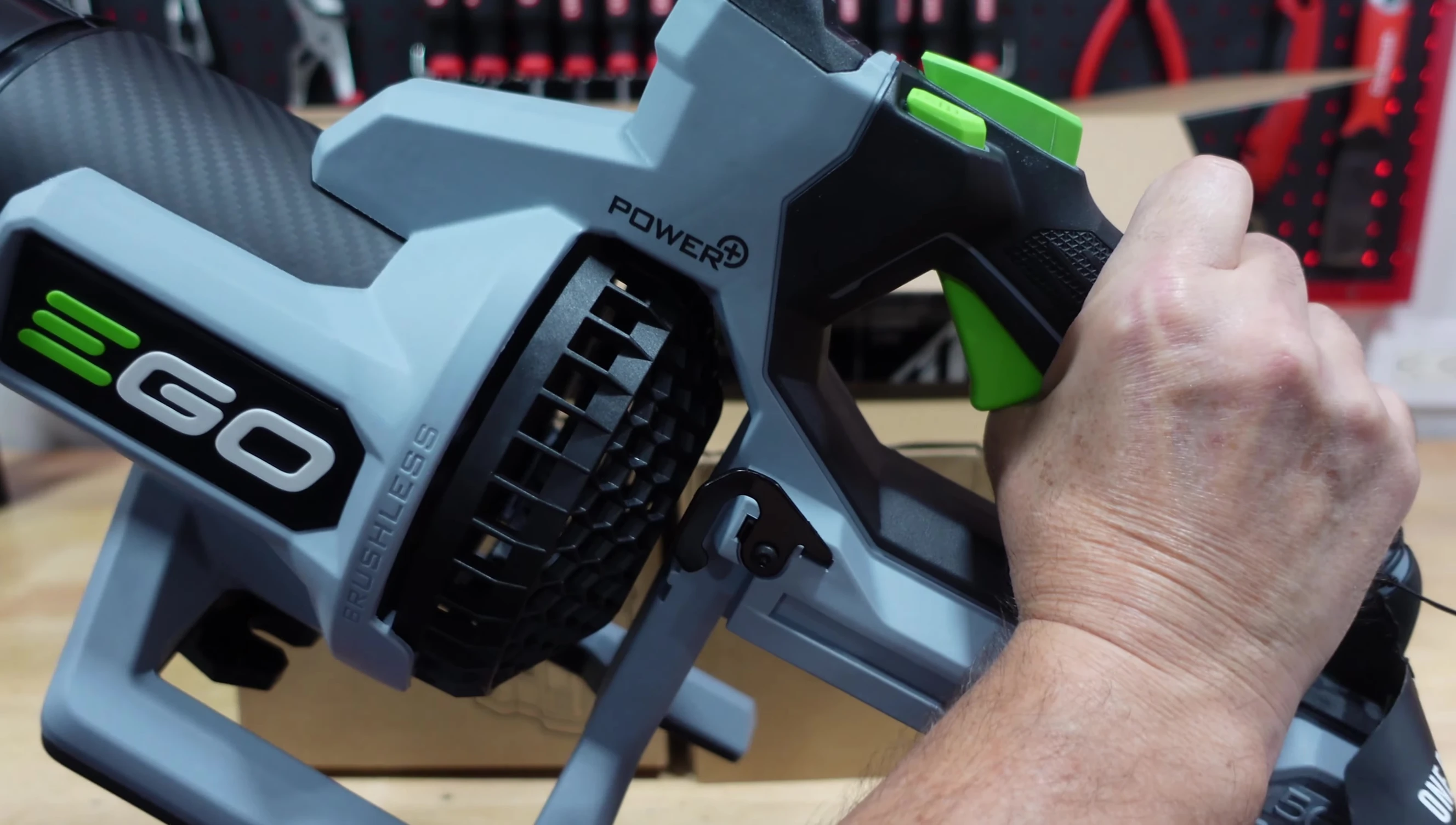 The Ego 880 CFM blower
