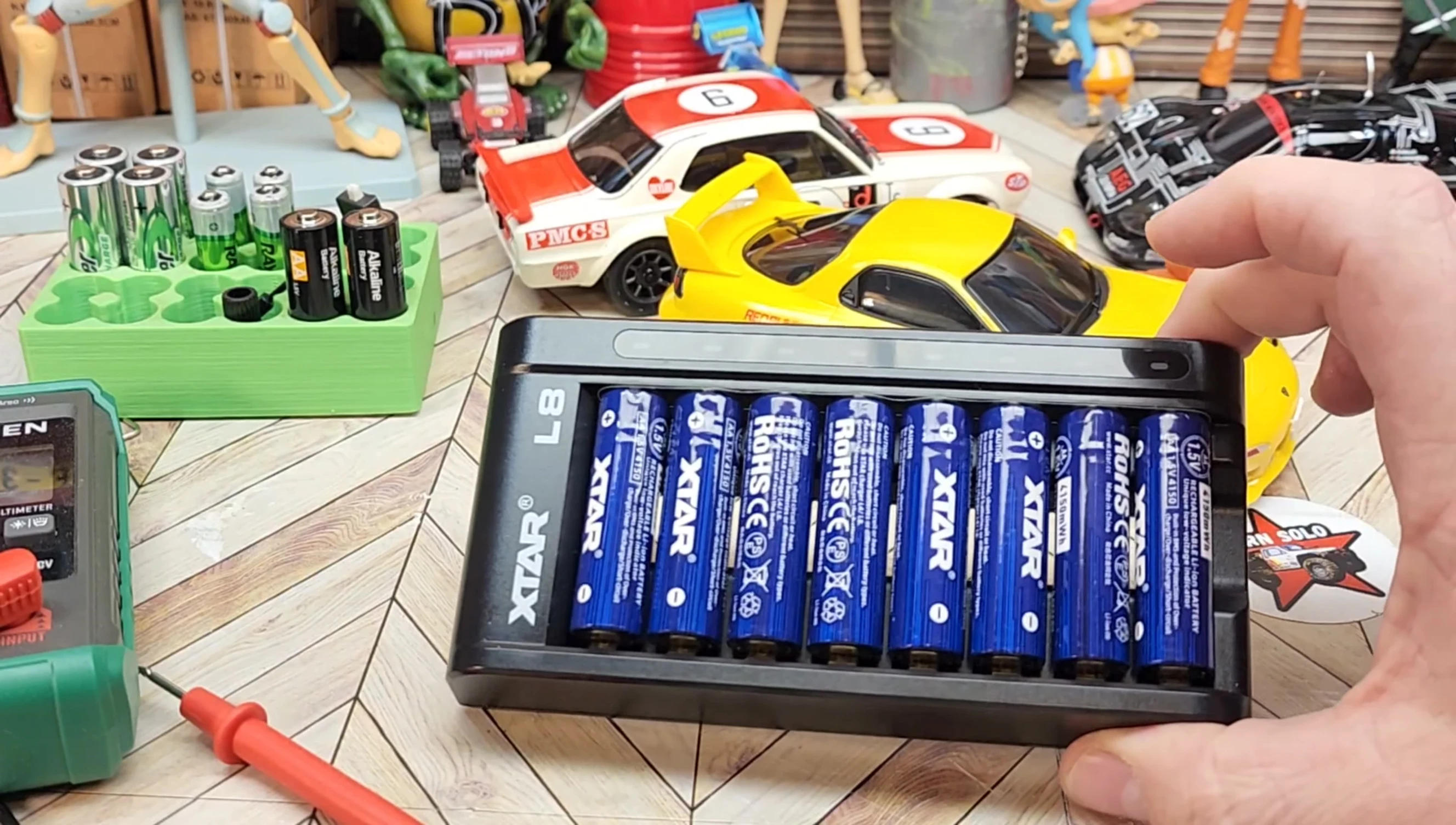 Installing batteries into RC car