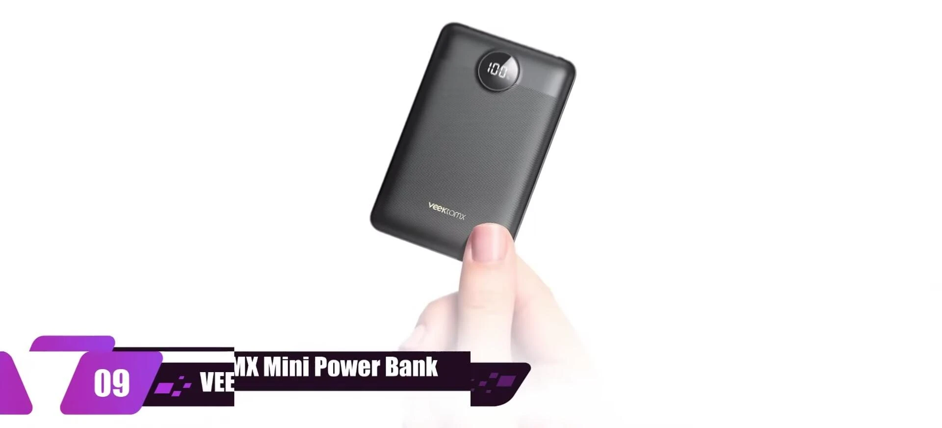 Vinsic Mini power bank showcasing its compact form factor.