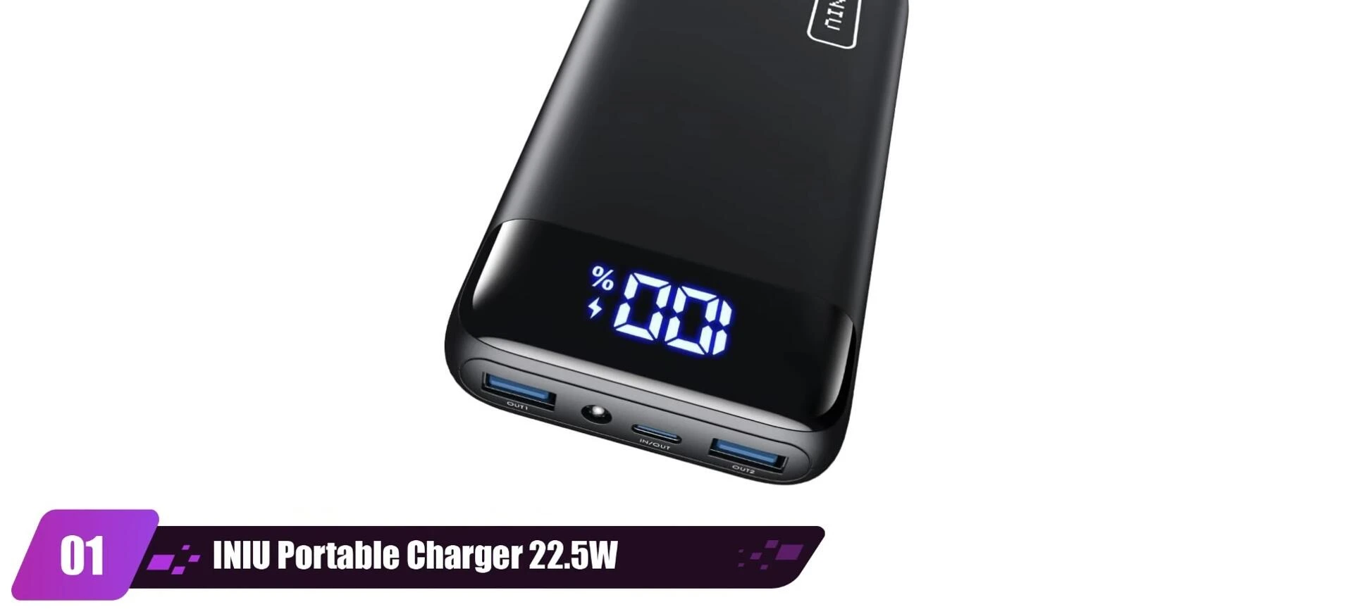 Paxa 22 portable charger showcasing its design and features.