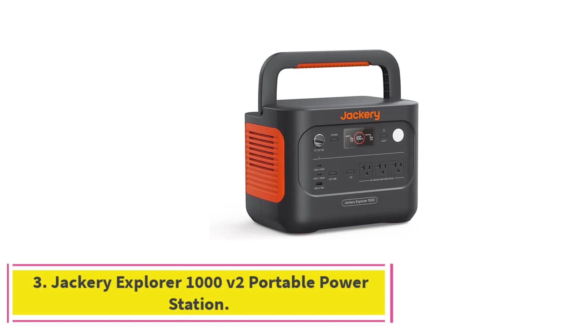 Jackery Explorer 1000 V2 close-up